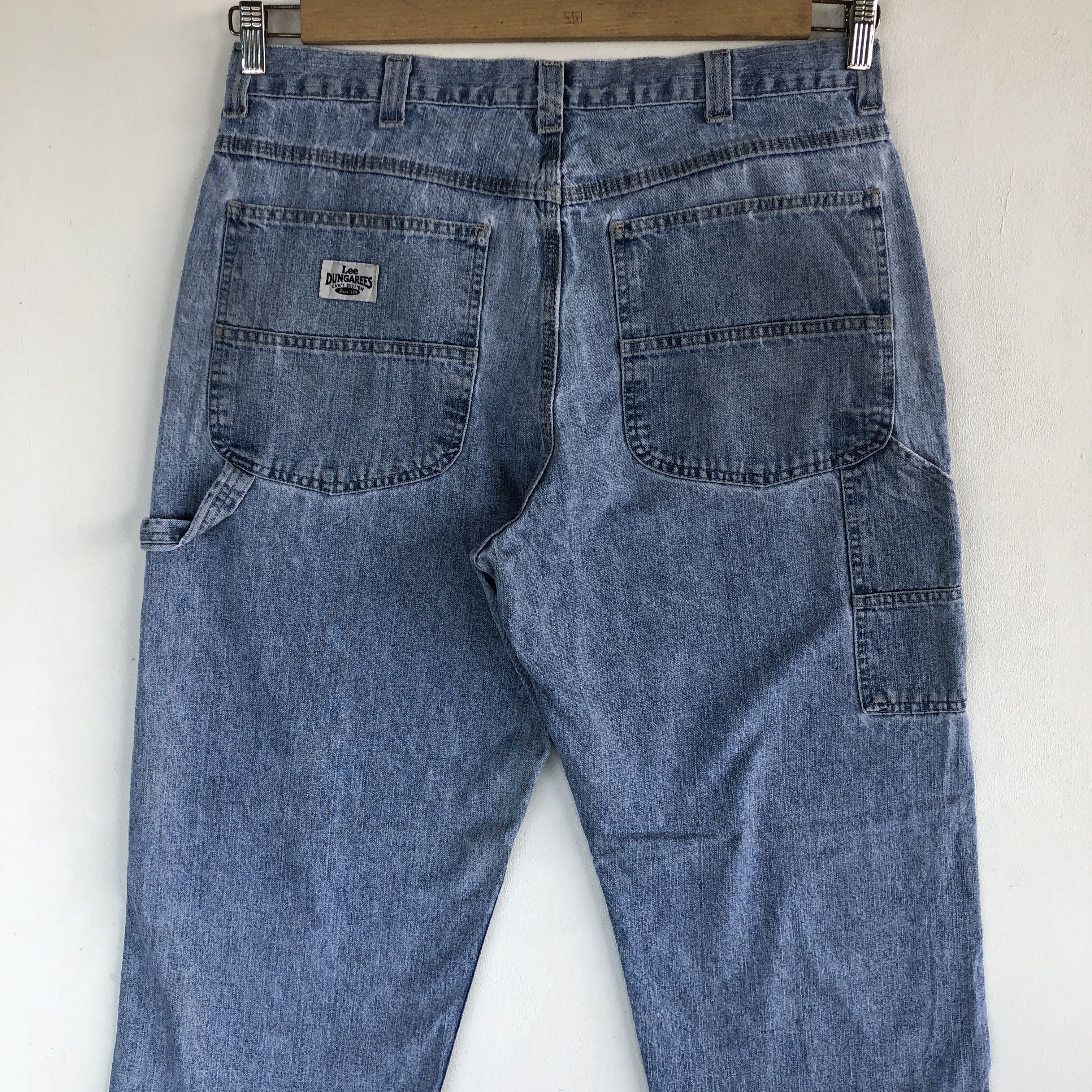 Lee Vintage Lee Baggy Jeans Lee Dungarees Denim Workers Pants Size US 34 / EU 50 - 4 Thumbnail