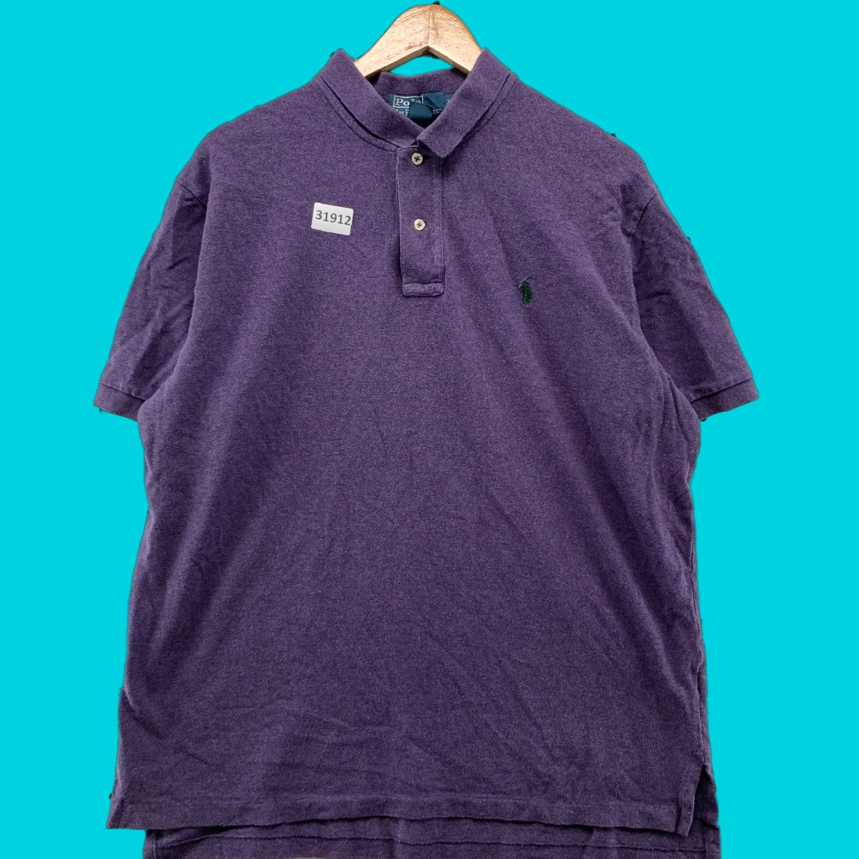 Polo Ralph Lauren Polo Ralph Lauren Collared Shirt Mens XL Purple Green Pony Casual 24x28.5 Size US XL / EU 56 / 4 - 1 Thumbnail