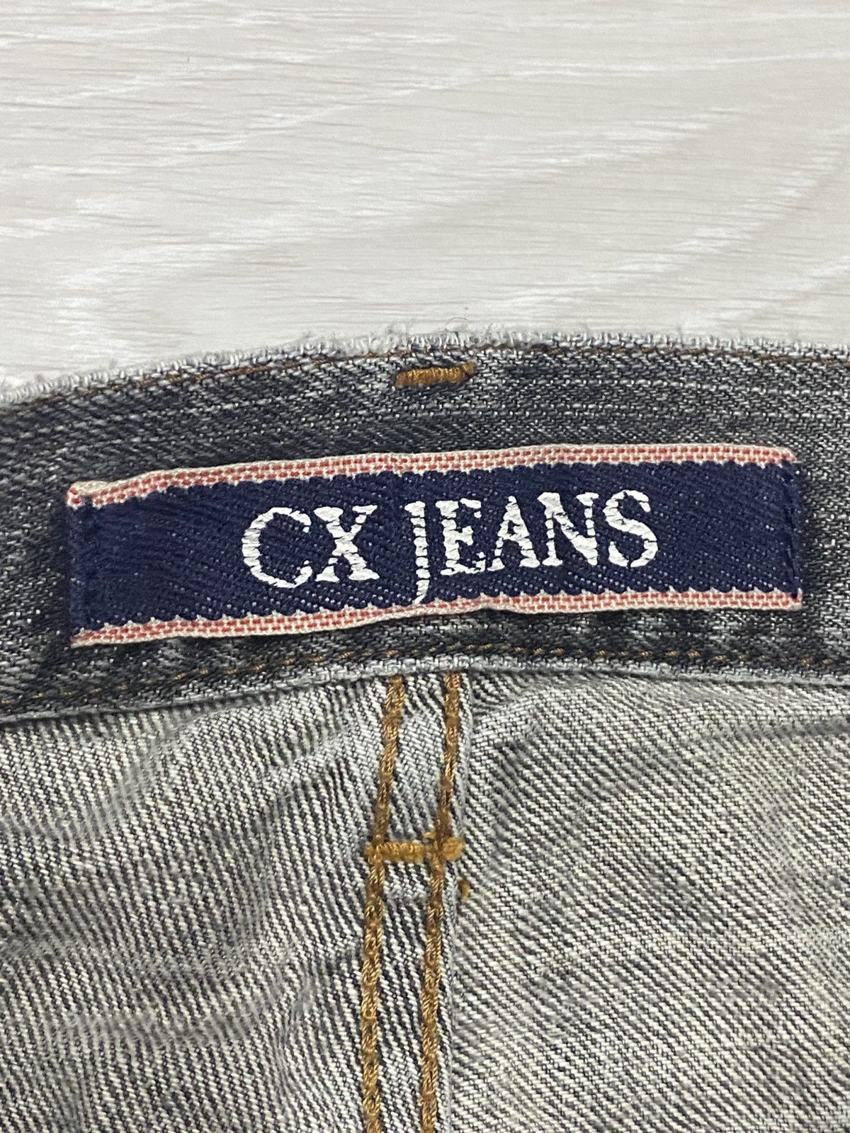 George Cox Cox Casual Clothing Grey Faded Distressed Loose Jeans Size US 29 - 11 Thumbnail