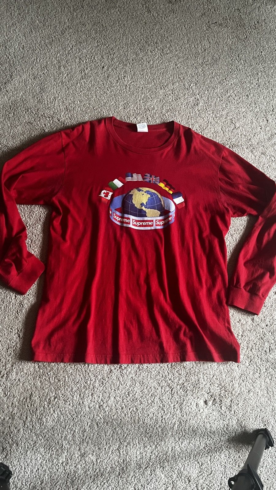 Supreme Supreme Worldwide Longsleeve Tee Size US L / EU 52-54 / 3 - 1 Thumbnail