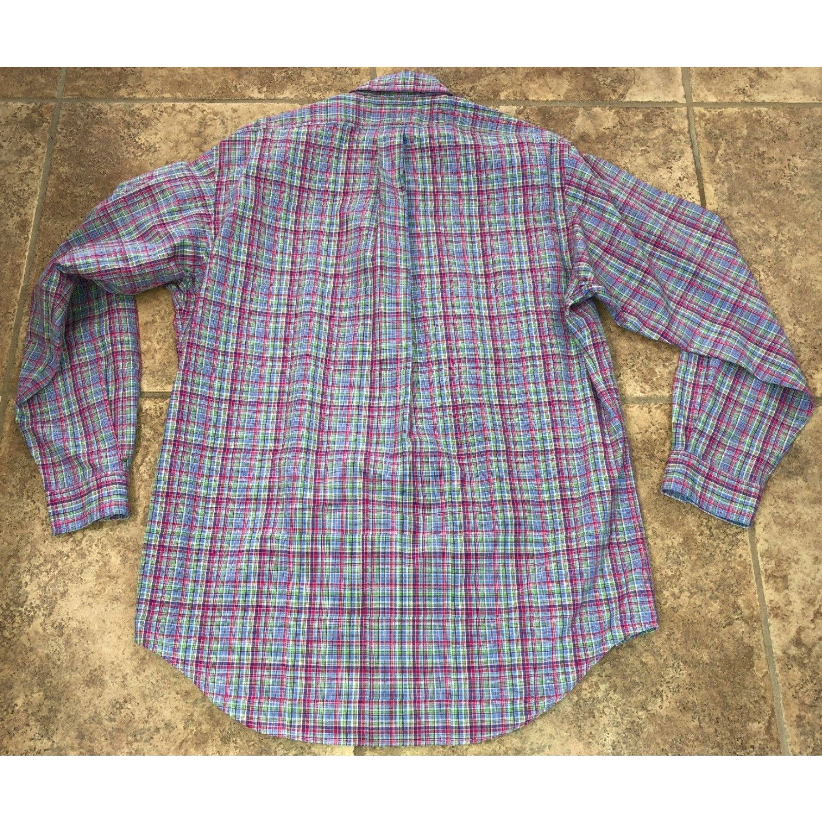 Ralph Lauren Ralph Lauren Mens Plaid Classic Fit Long Sleeve Button Front Shirt L Multicolor Button-Up Shirts Mens Size US L / EU 52-54 / 3 - 4 Thumbnail