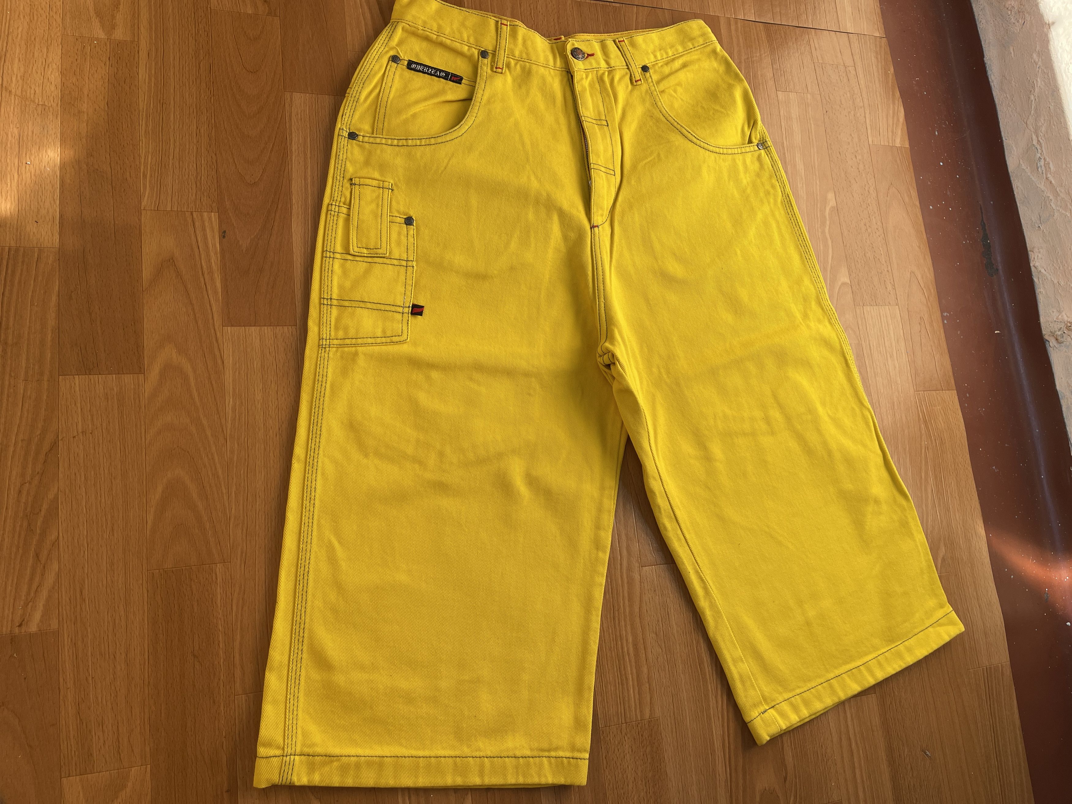 Other Overseas jeans shorts, vintage denim hip hop, 90s, size W 32 Size US 32 / EU 48 - 9 Thumbnail