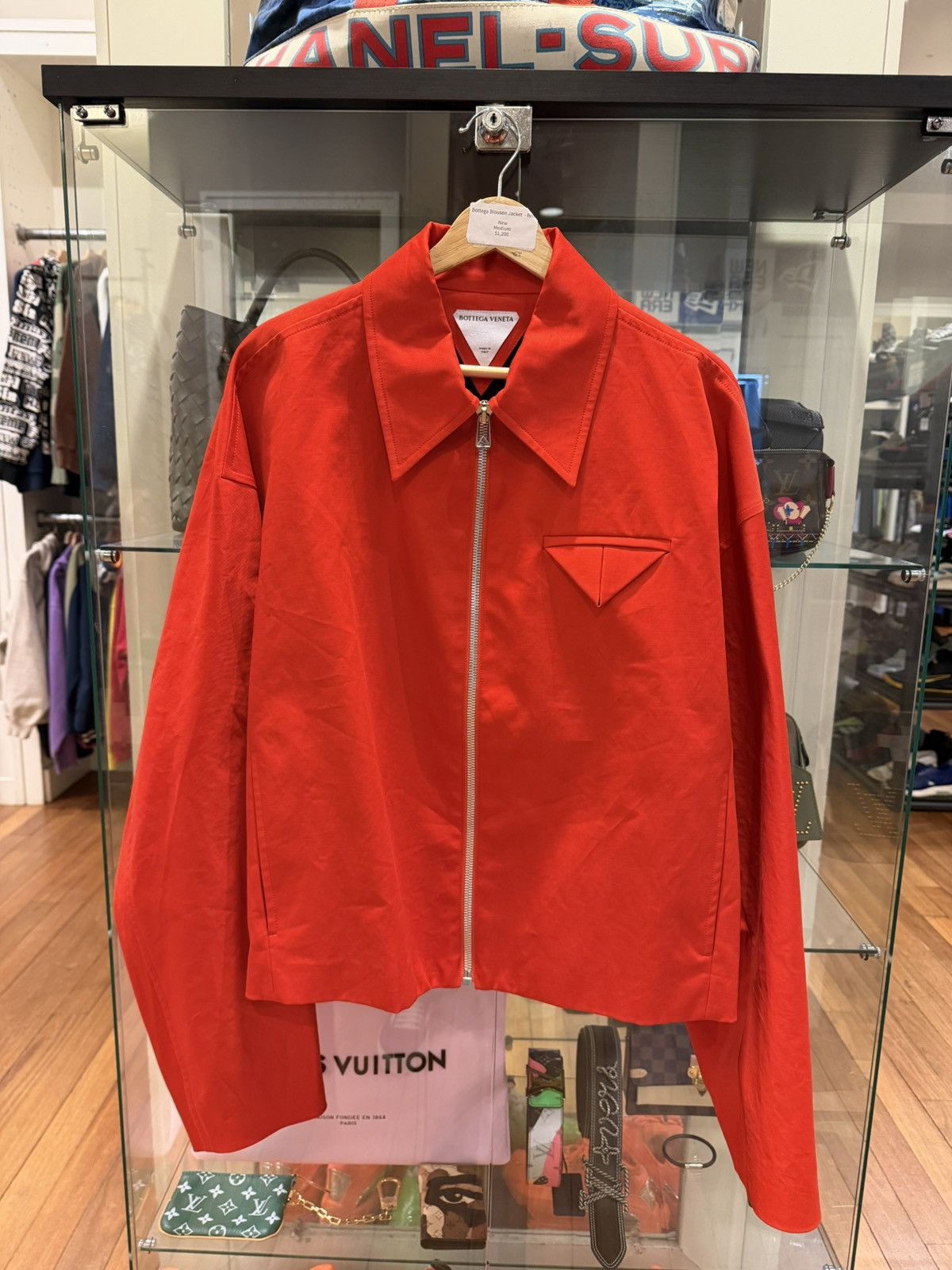 Bottega Veneta Bottega Blouson Jacket - Red Size US M / EU 48-50 / 2 - 1 Thumbnail