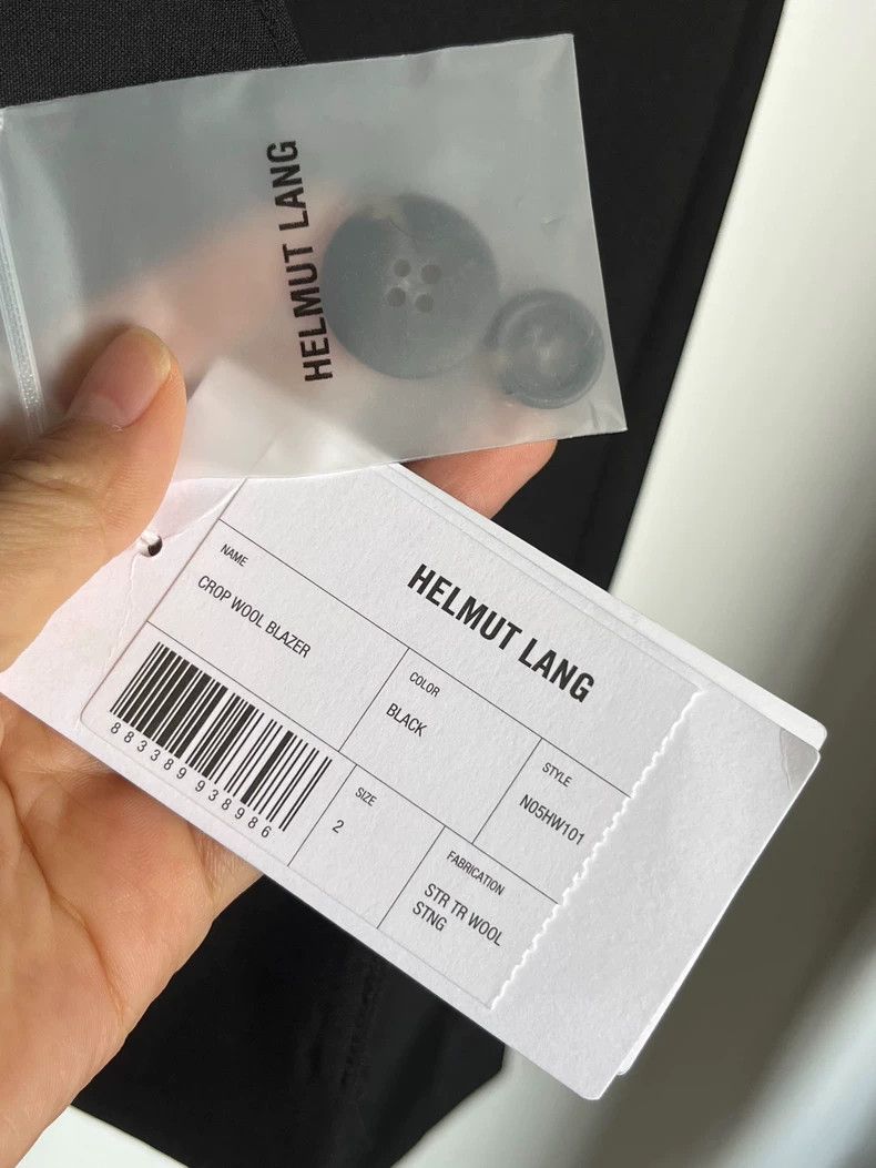 Helmut Lang HELMUT LANG size2 Deconstruct a short woolen blended suit j Size XS / US 0-2 / IT 36-38 - 7 Thumbnail