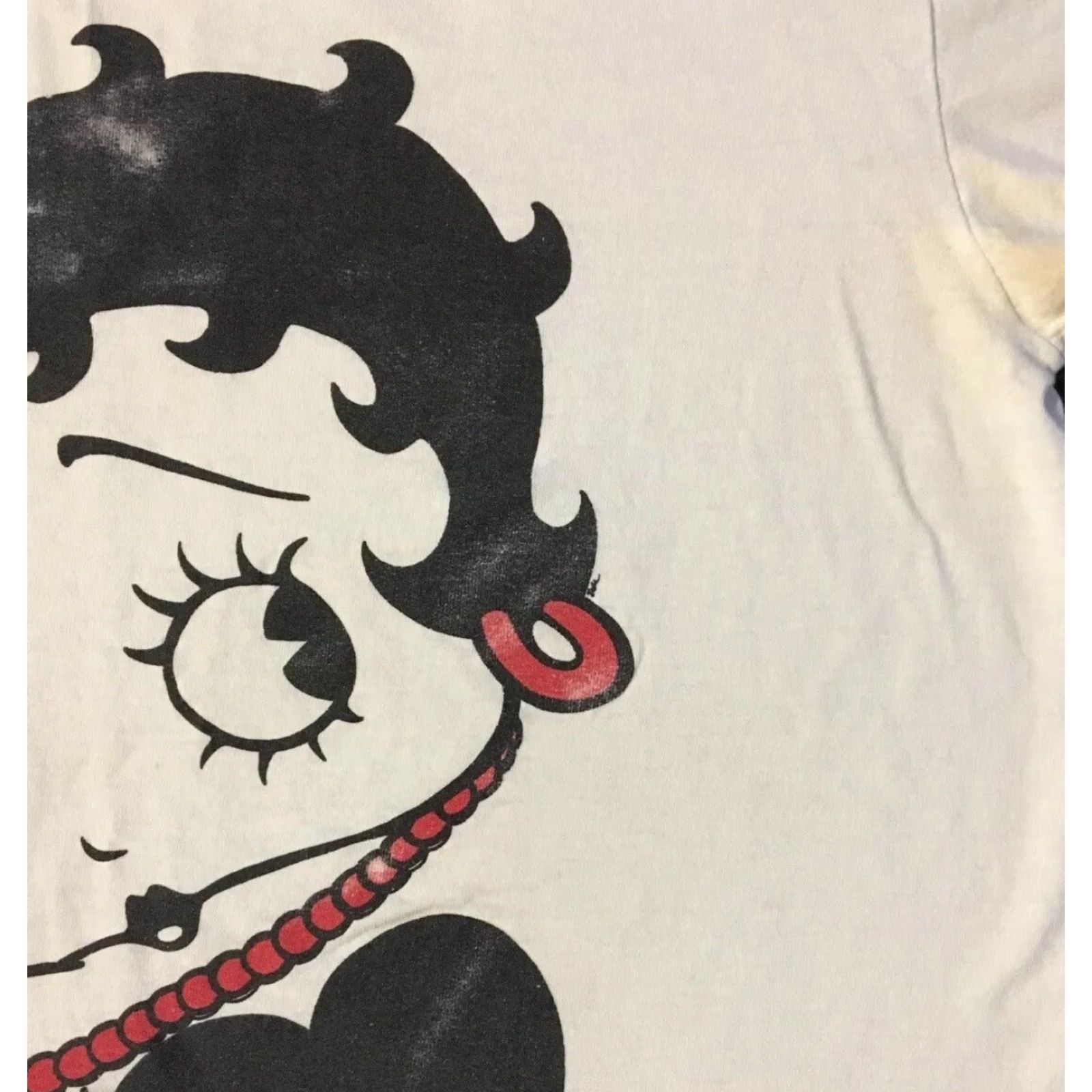 Vintage Vtg 90s Betty Boop Faded Las Vegas Shirt L Single Stitch Cartoon Funny TV Grunge Size US L / EU 52-54 / 3 - 7 Thumbnail