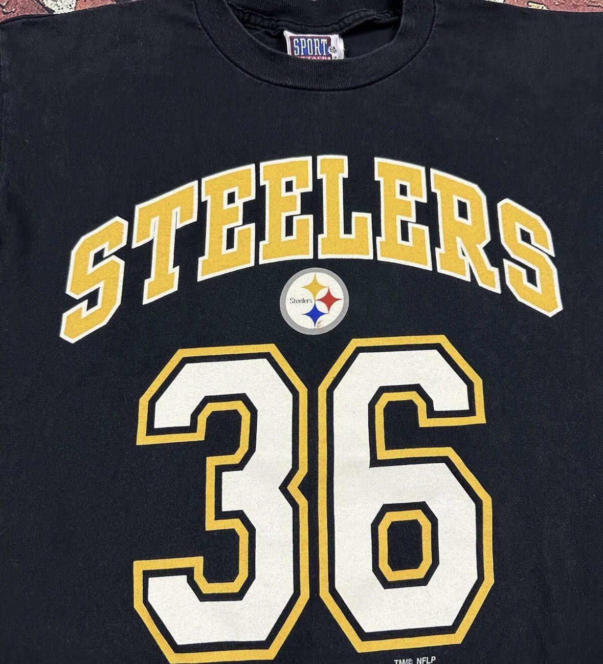 NFL Vintage Pittsburgh Steelers Jerome Bettis Jersey Style Tee Size US M / EU 48-50 / 2 - 3 Thumbnail