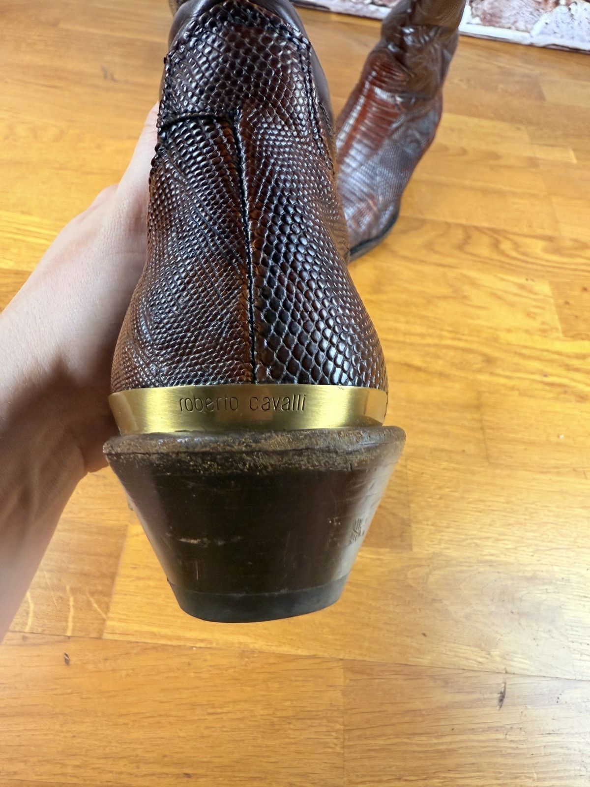 Cowboy Equipment × Roberto Cavalli Very rare Roberto Cavalli Cowboy western shoes boots Size US 9.5 / EU 42-43 - 10 Thumbnail