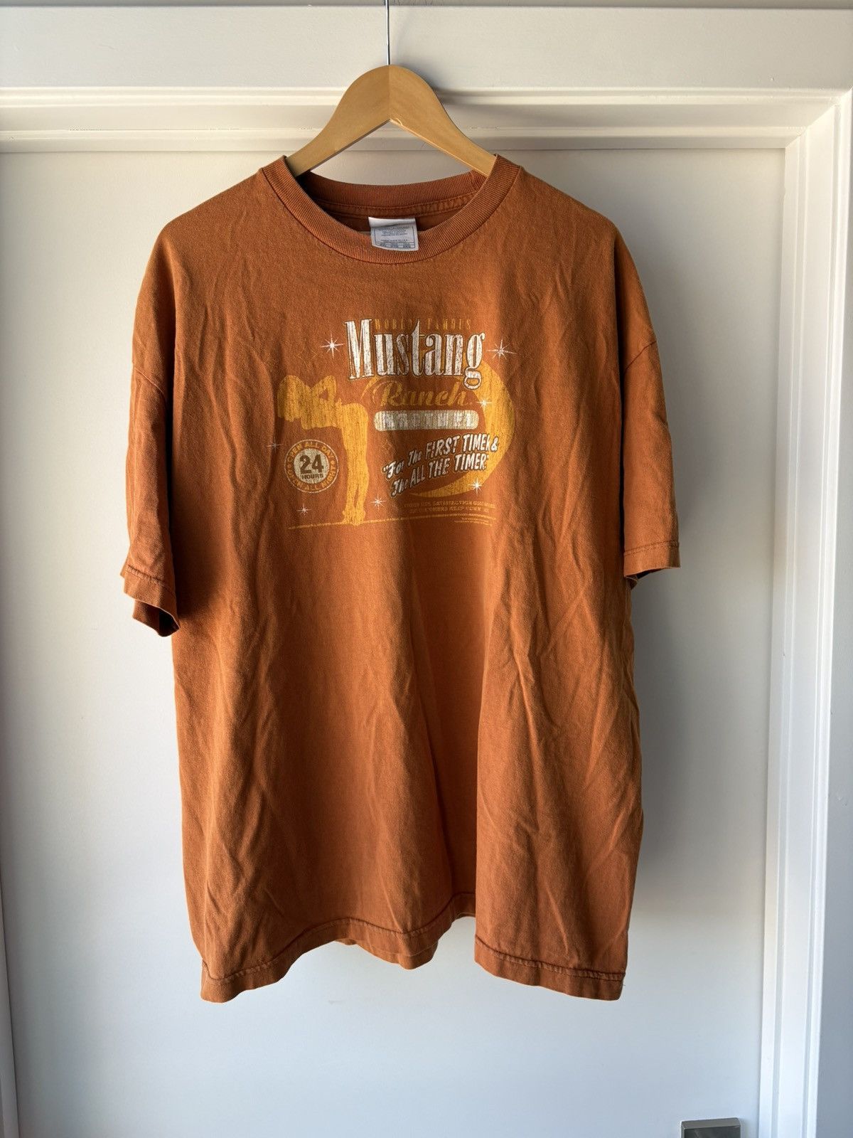 Vintage Vintage Mustang Ranch Brothel Tee Size US XXL / EU 58 / 5 - 1 Thumbnail