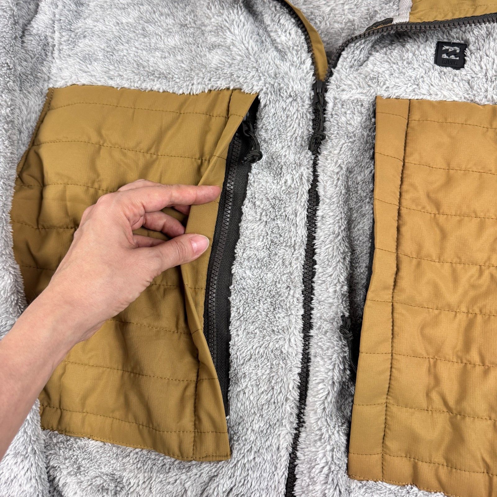 Billabong Billabong Sherpa Fleece Colorblock Gorpcore Jacket XXL Size US XXL / EU 58 / 5 - 10 Thumbnail