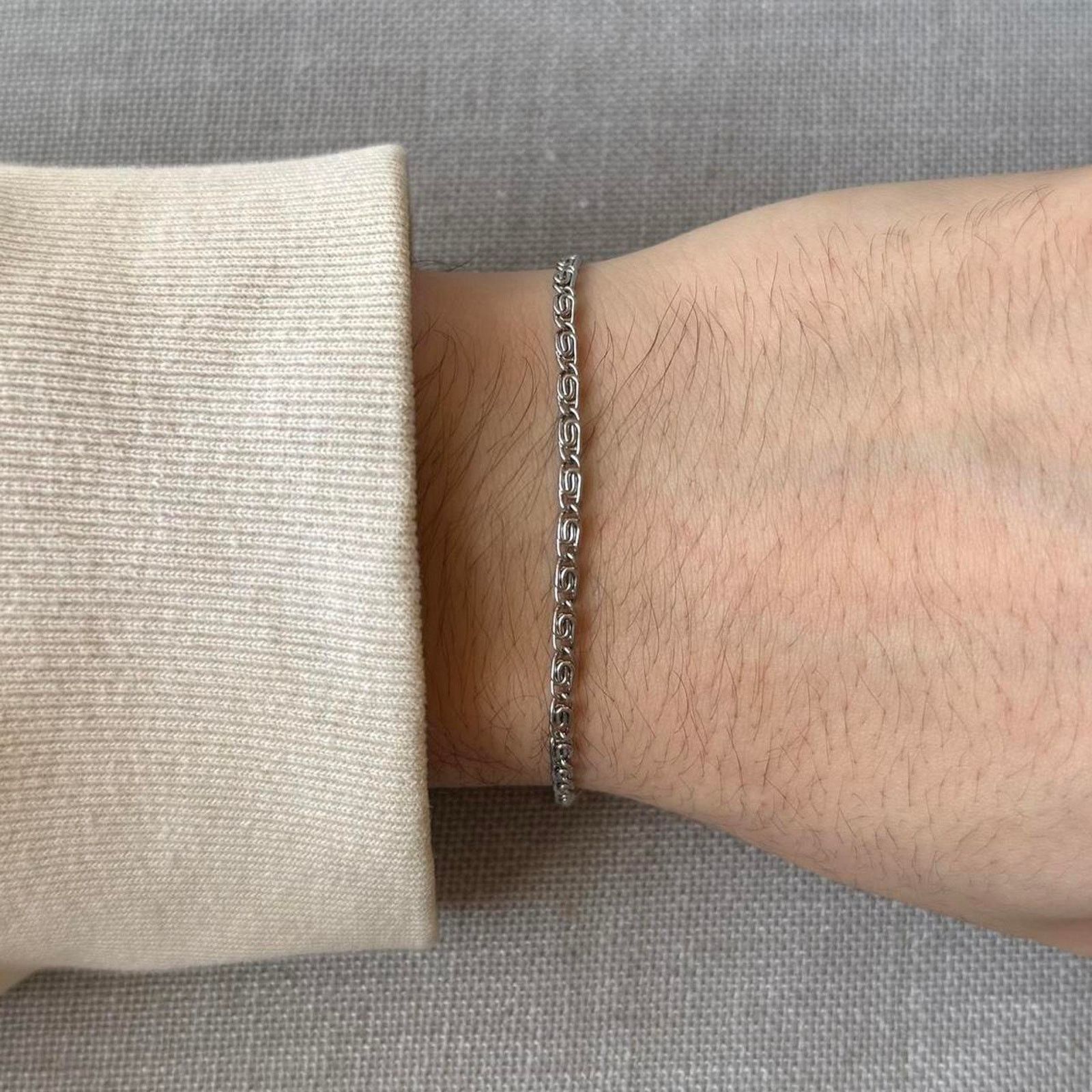 Other Classic silver paperclip chain bracelet Size ONE SIZE - 2 Thumbnail