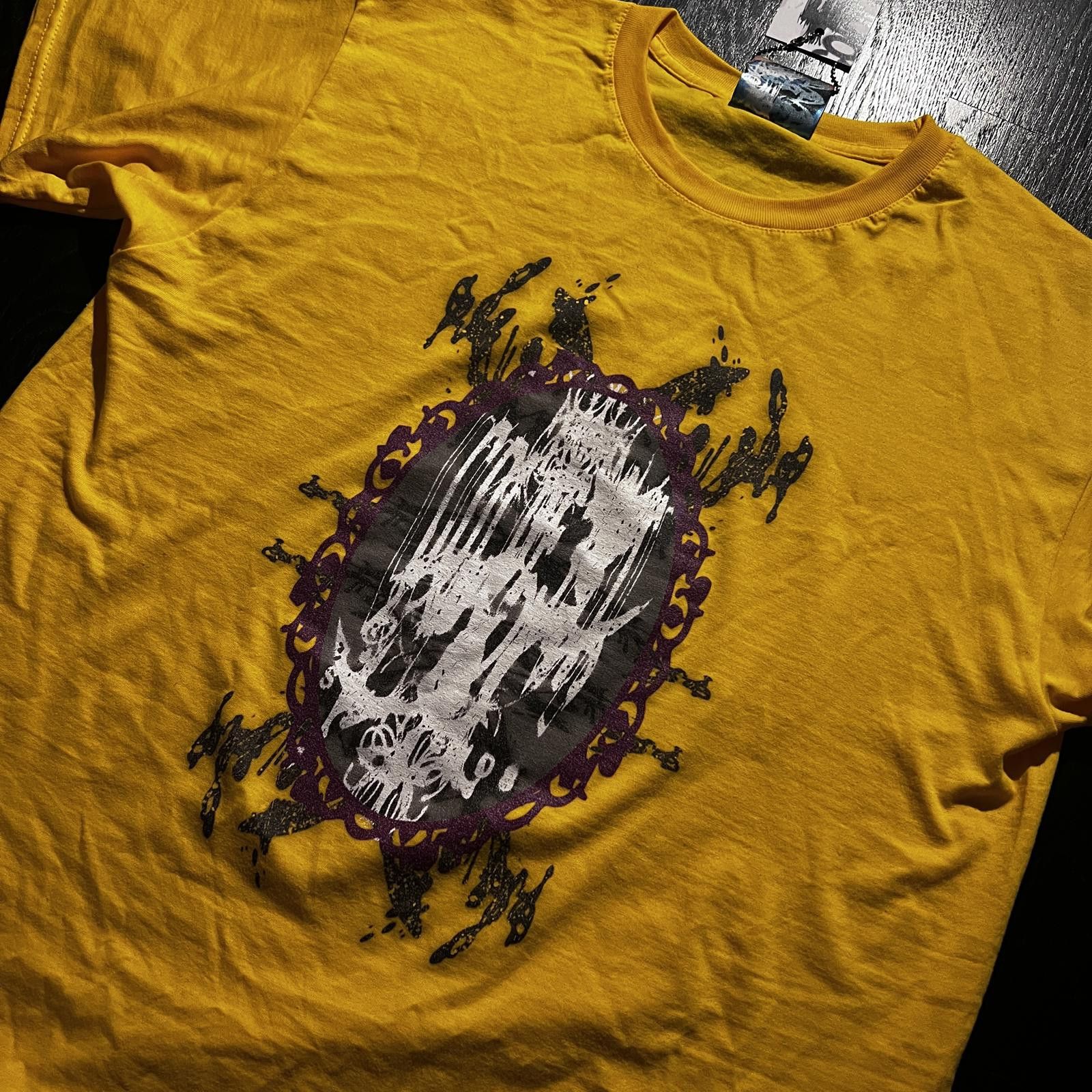 Designer ColdFeet Mirror Trash AOP Tee Shirt Yellow Size US L / EU 52-54 / 3 - 3 Thumbnail
