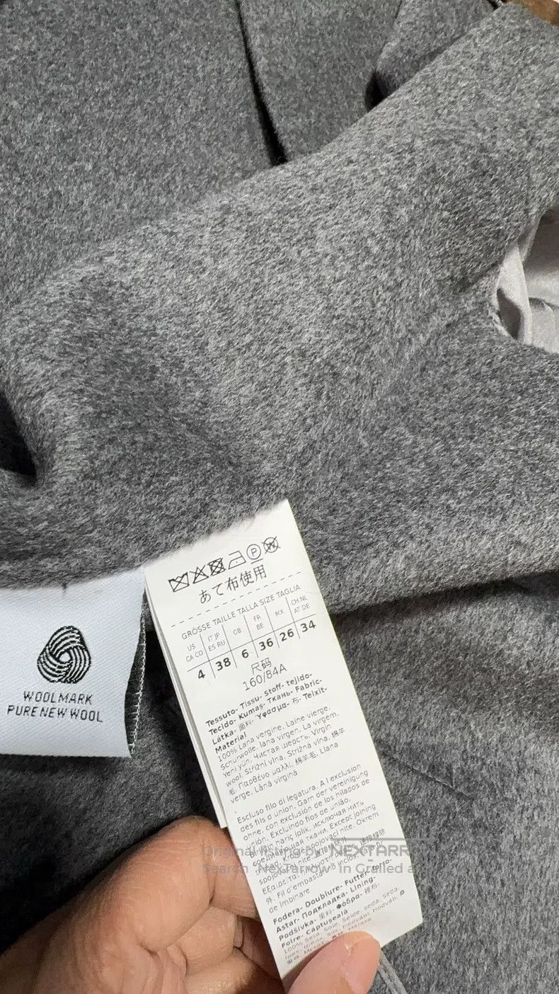 Max Mara Max Mara Grey wool coat Size XS / US 0-2 / IT 36-38 - 5 Thumbnail