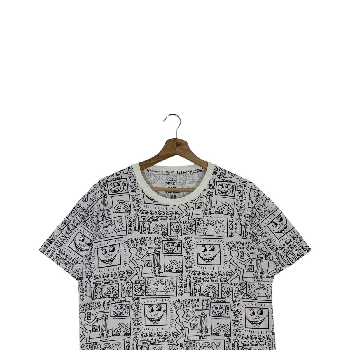 Keith Haring × Uniqlo KEITH HARING x UNIQLO 2016 MOMA Over Print Art Tee Shirt Size L / US 10 / IT 46 - 2 Thumbnail