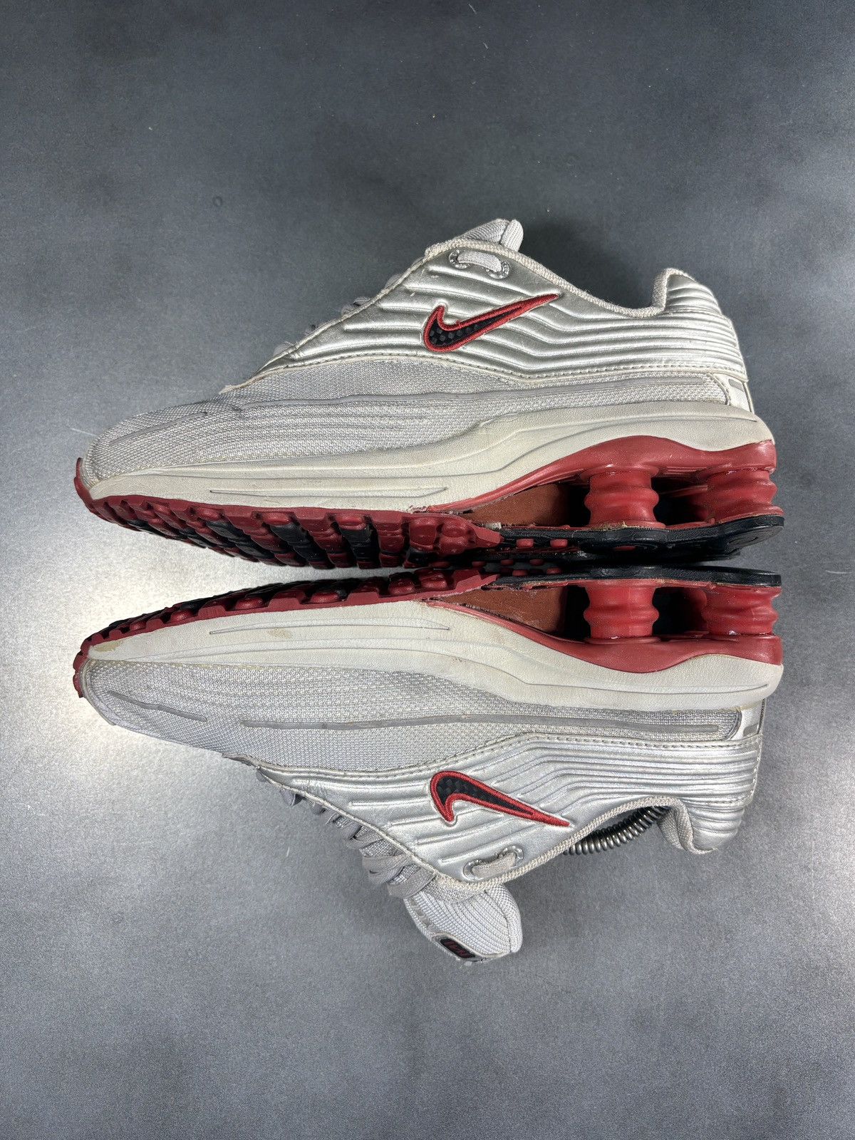 Nike 2002 Nike Shox D Running Shoes 2000s Vintage Nike Rare Y2K Size US 8.5 / IT 38.5 - 6 Thumbnail