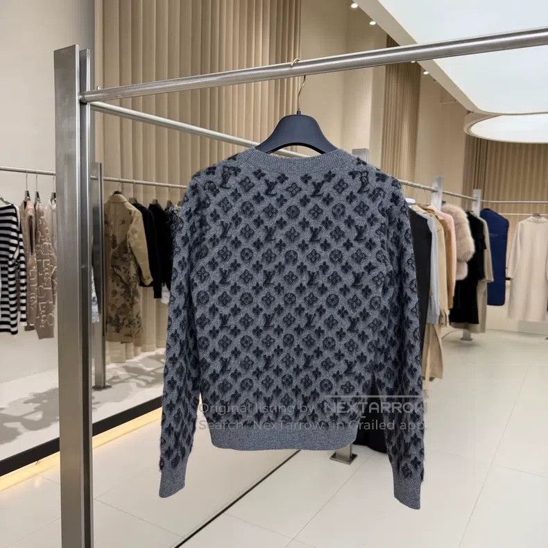 Louis Vuitton Louis Vuitton 26 Black and Grey Wool Sweater Size US S / EU 44-46 / 1 - 2 Thumbnail