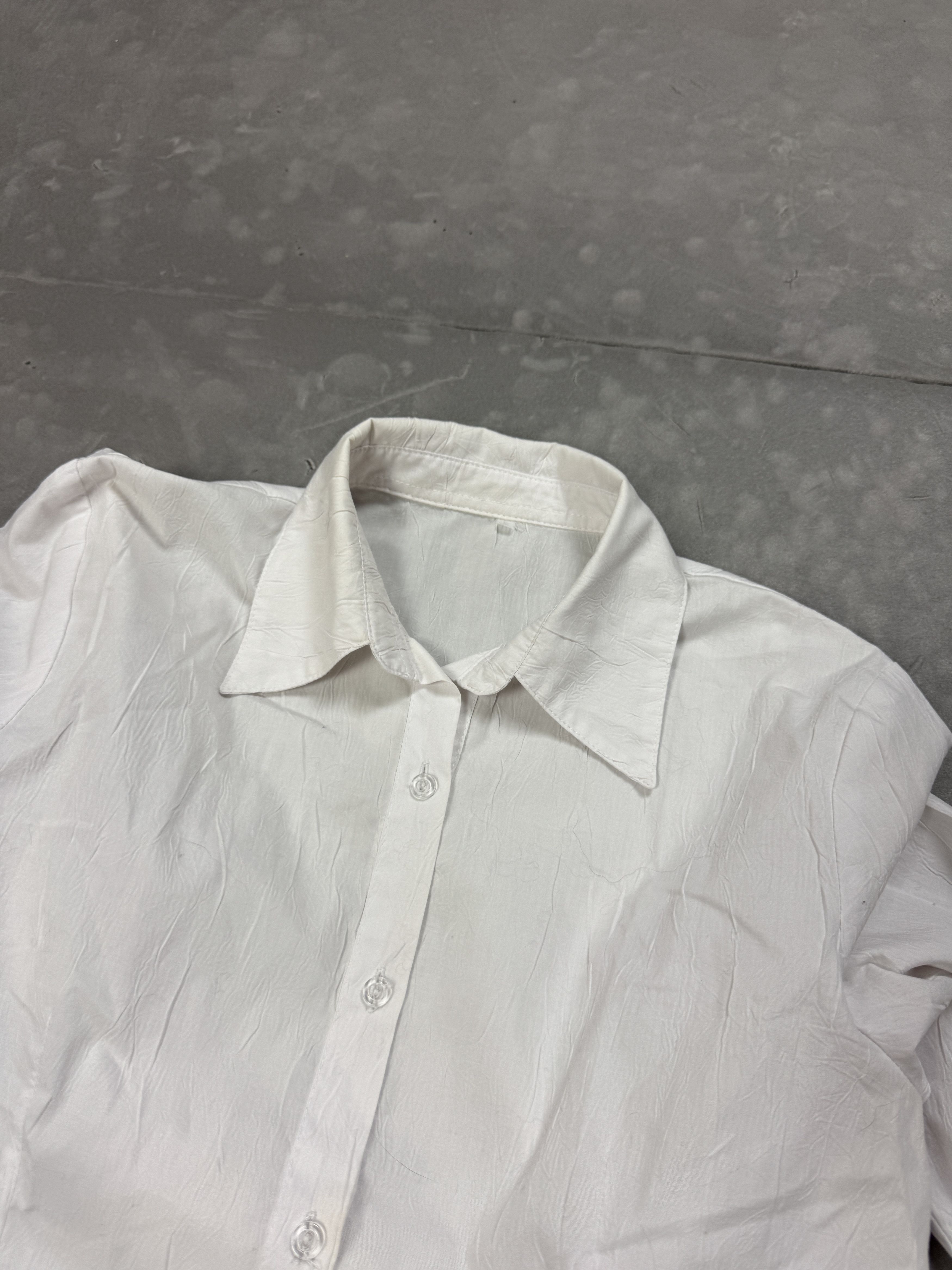 Vintage Vintage White Shirt with Wide Sleeves 90s (S/M) Size S / US 4 / IT 40 - 9 Thumbnail