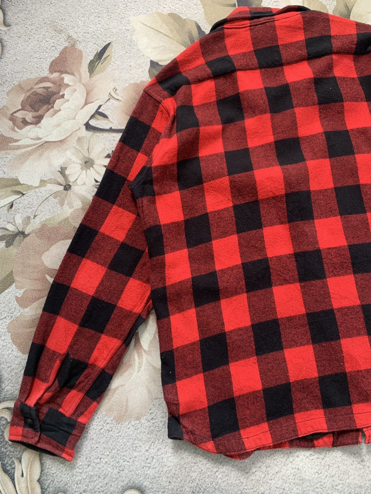 Pendleton Pendleton Freak's Store Wool Red Tartan Flannel Jacket Size US L / EU 52-54 / 3 - 5 Thumbnail