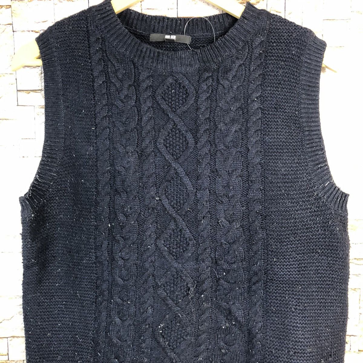 Japanese Brand × Uniqlo Uniqlo Dark Blue Vest Knitwear #A782 Size M / US 6-8 / IT 42-44 - 5 Thumbnail
