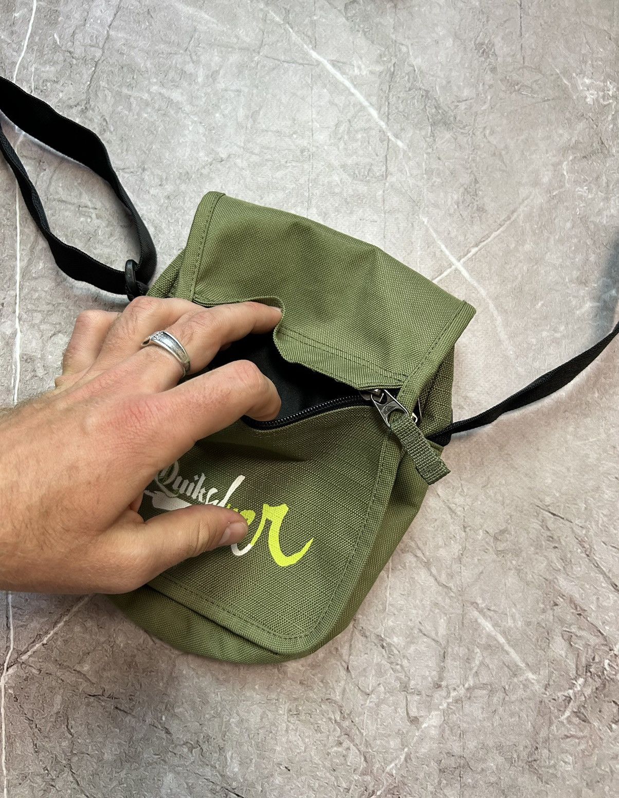 Quiksilver × Vintage Vintage Quiksilver Bag Y2K Logo Style Rare Size ONE SIZE - 3 Thumbnail