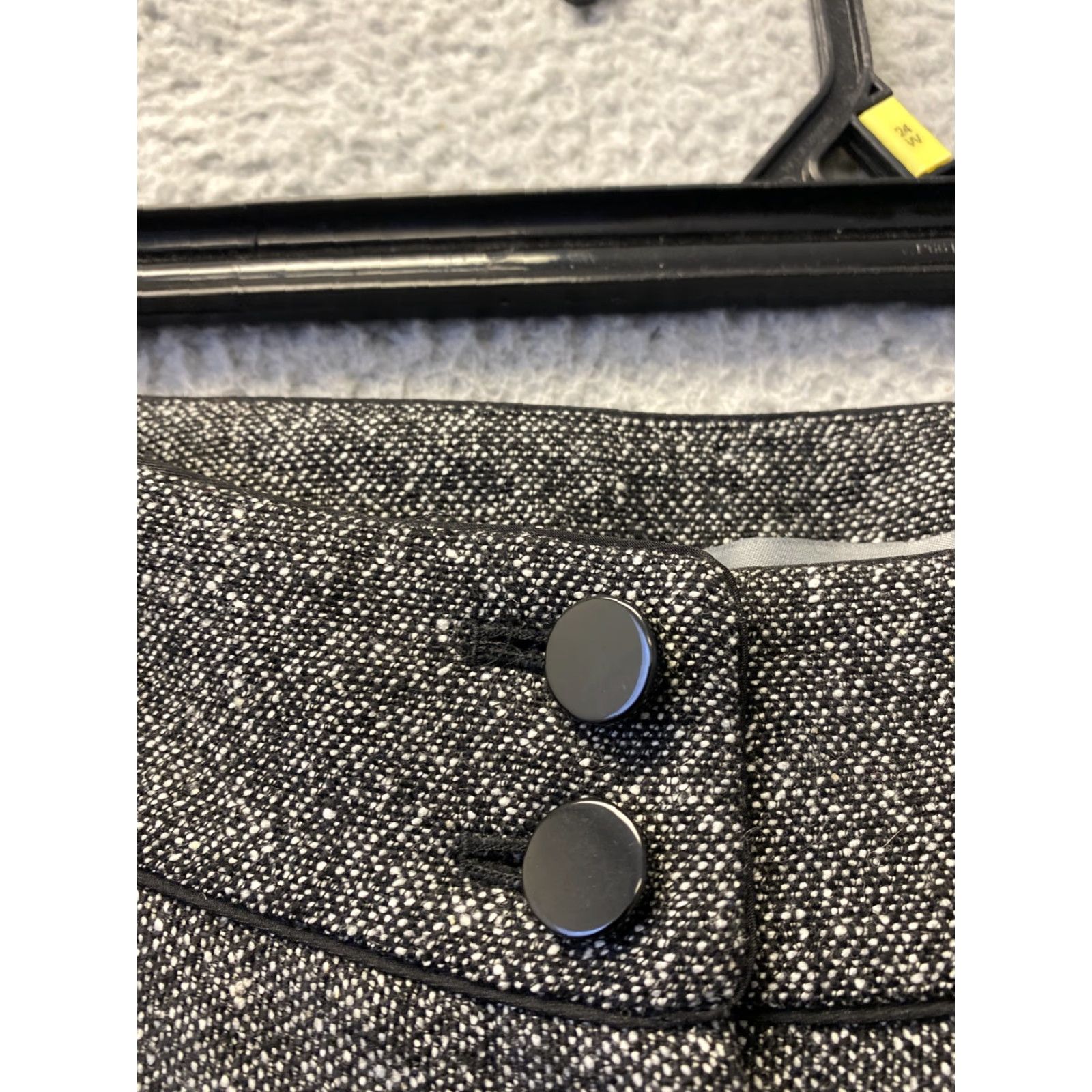 Ann Taylor Ann Taylor Dress Pants Women 6 Gray Mid Rise Bootcut Flat Front Zip Inseam 32 Regular Size 28" / US 6 / IT 42 - 3 Thumbnail