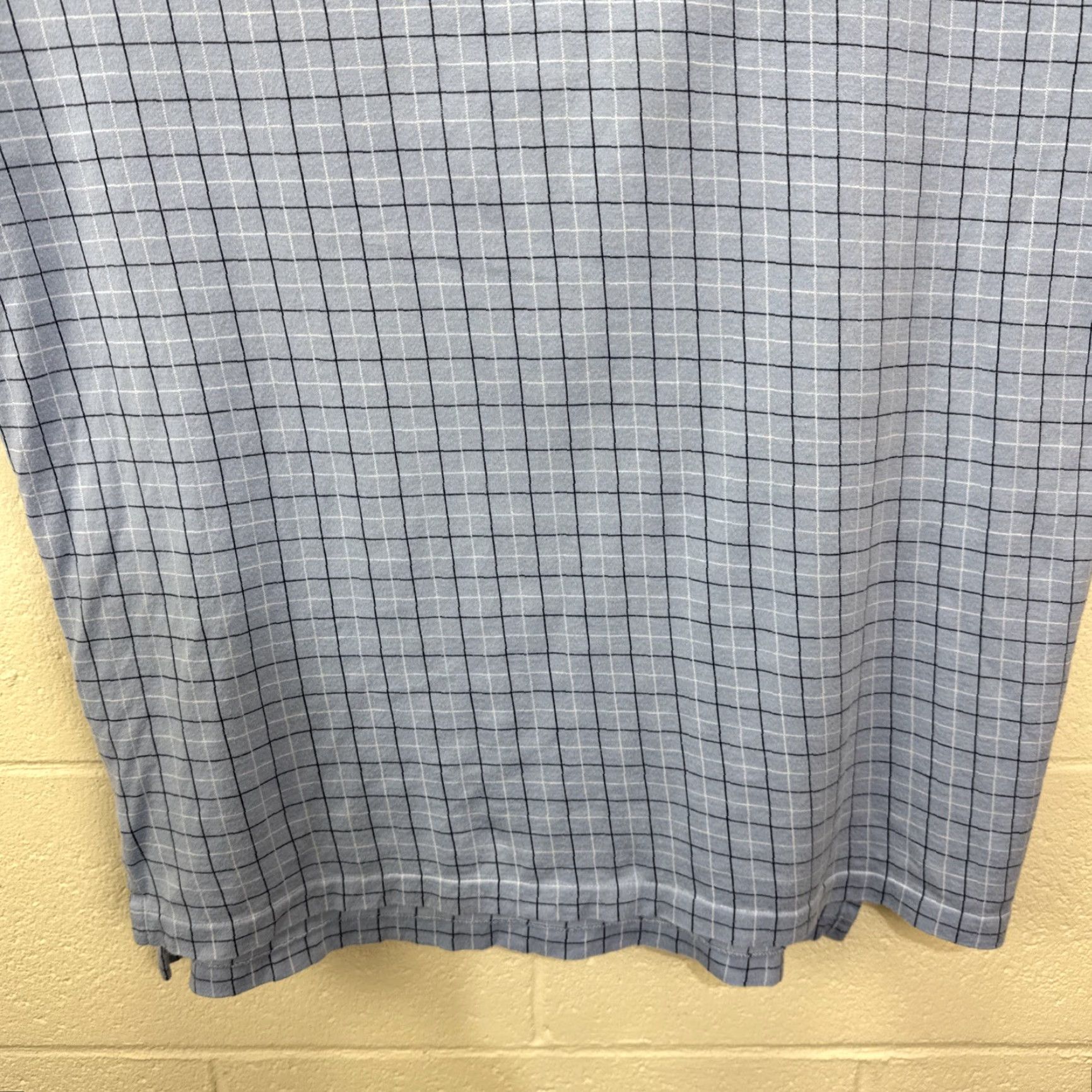 Polo Ralph Lauren VINTAGE Polo Ralph Lauren Shirt Mens XL Blue White Windowpane Golf Polo Casual Wedding Party Collared Short Sleeve Size US XL / EU 56 / 4 - 7 Thumbnail