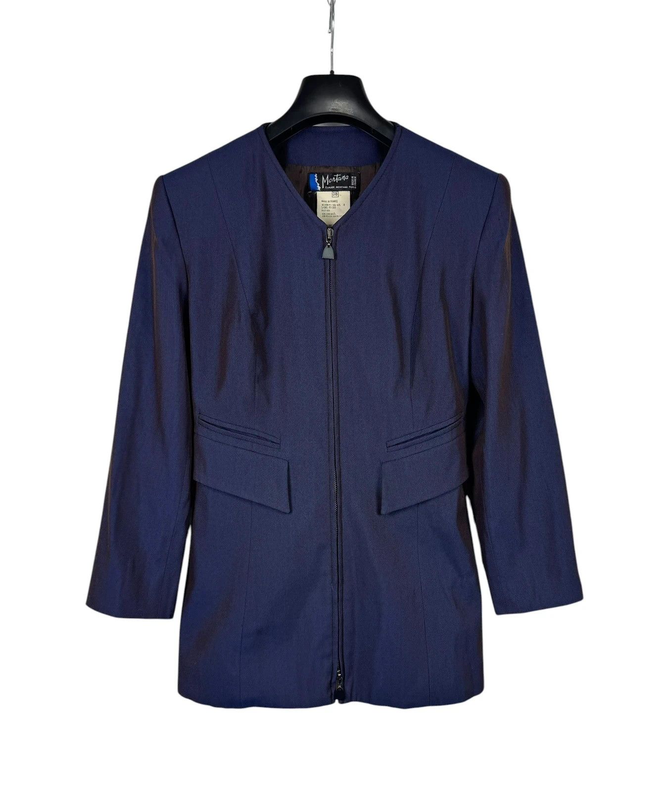 Claude Montana Claude Montana Wool Shimmer Jacket Vintage size 38 Size S / US 4 / IT 40 - 8 Thumbnail