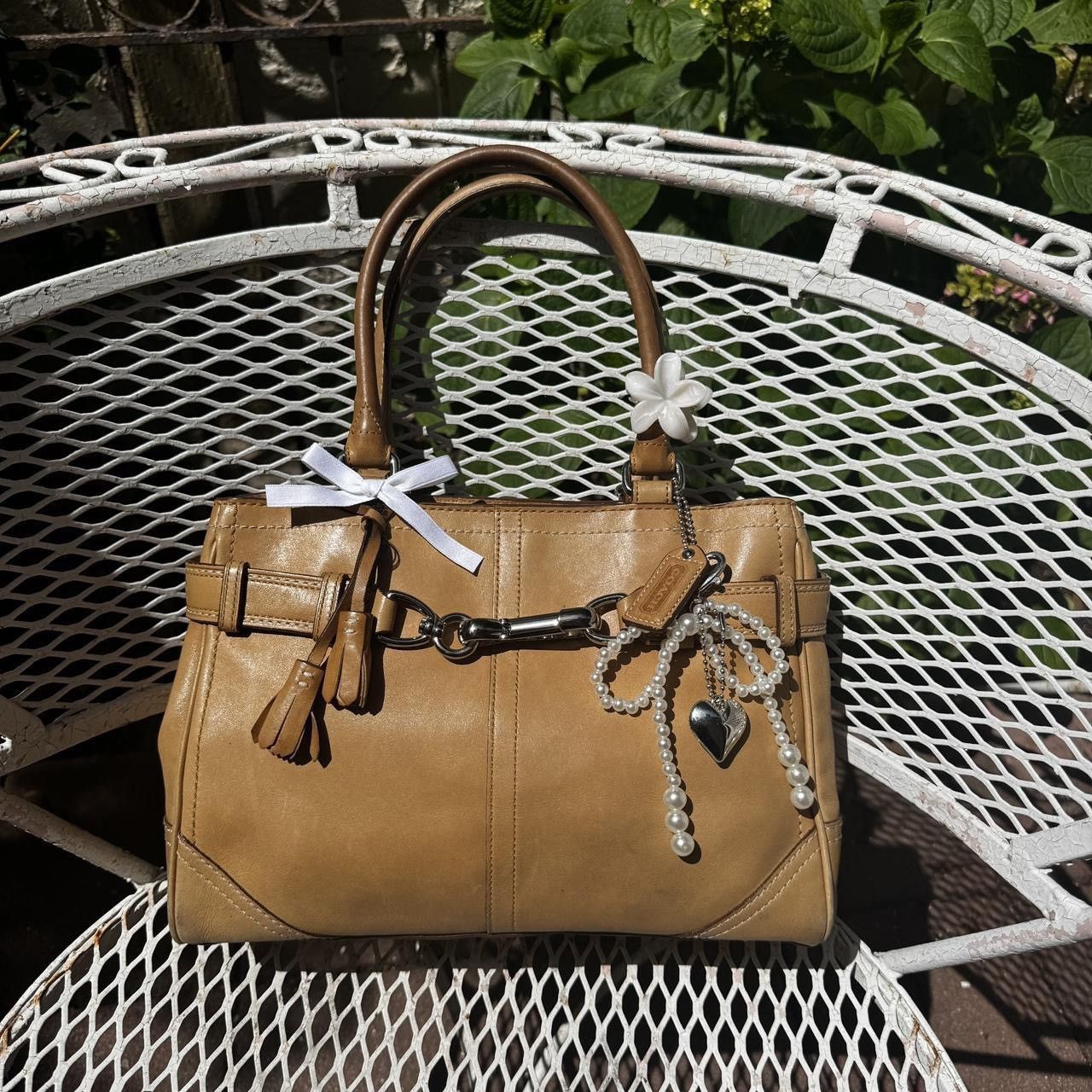 Coach Coach Tan Hampton Shoulder Bag Size ONE SIZE - 1 Thumbnail
