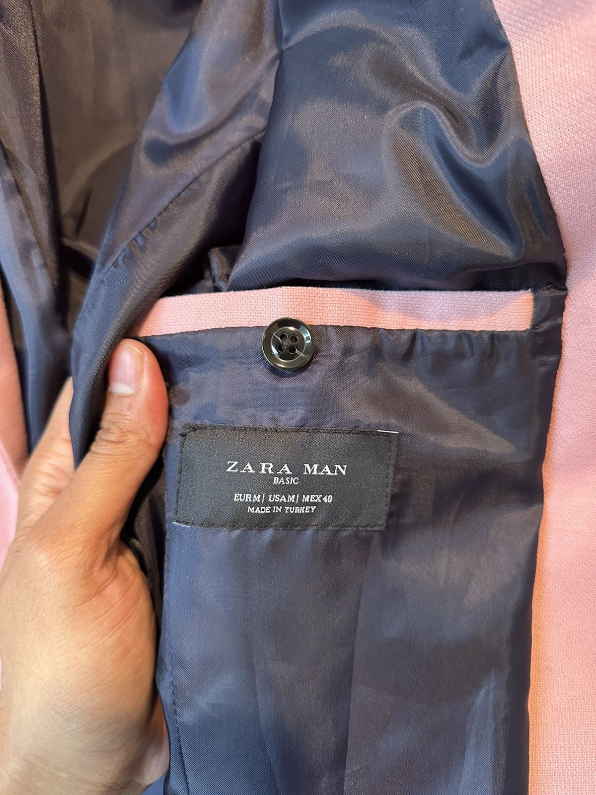 Zara Pink Zara Blazer Size 38R - 3 Thumbnail