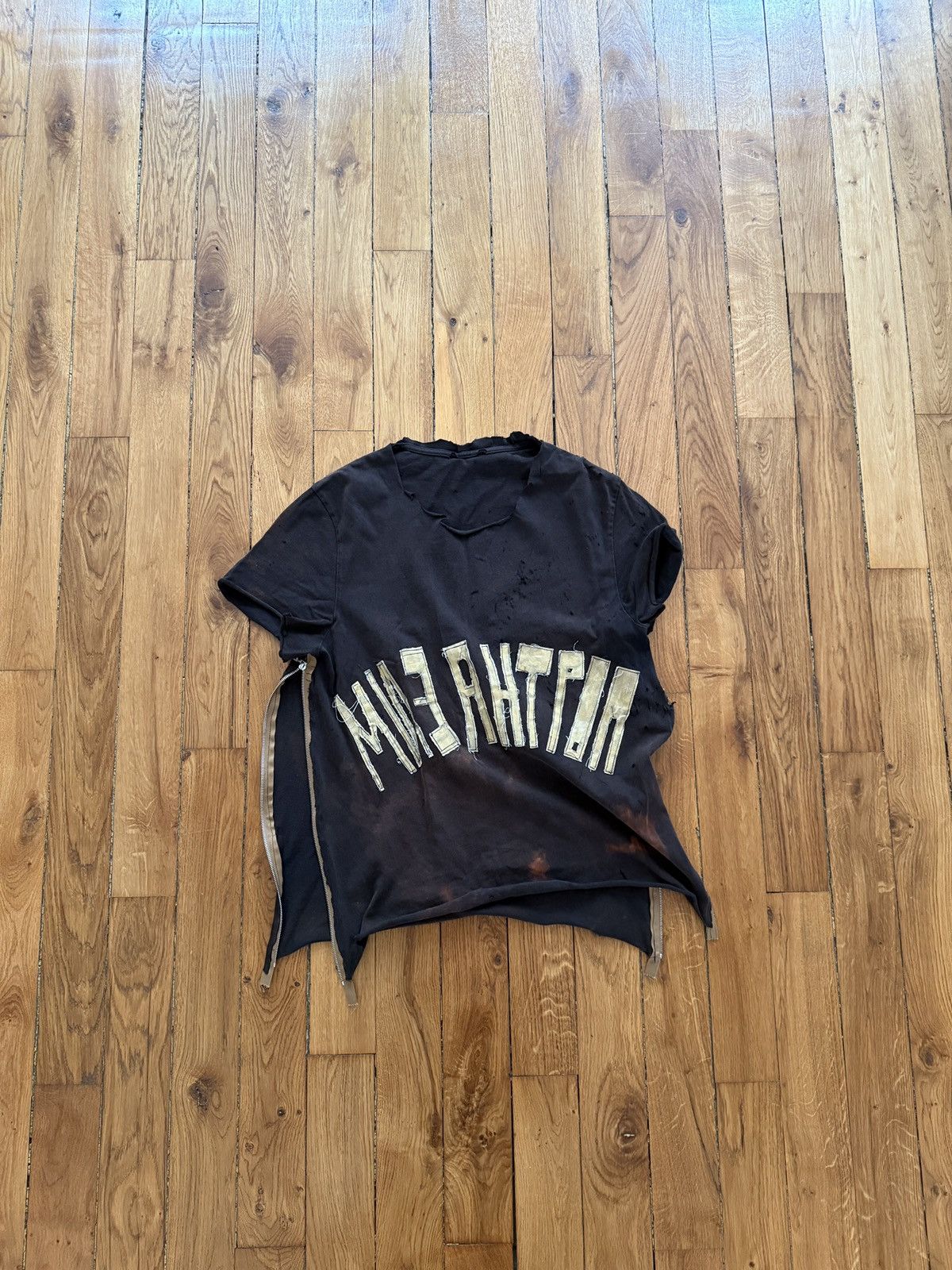 Japanese Brand Misanthrope Zip T-Shirt Size US L / EU 52-54 / 3 - 3 Thumbnail