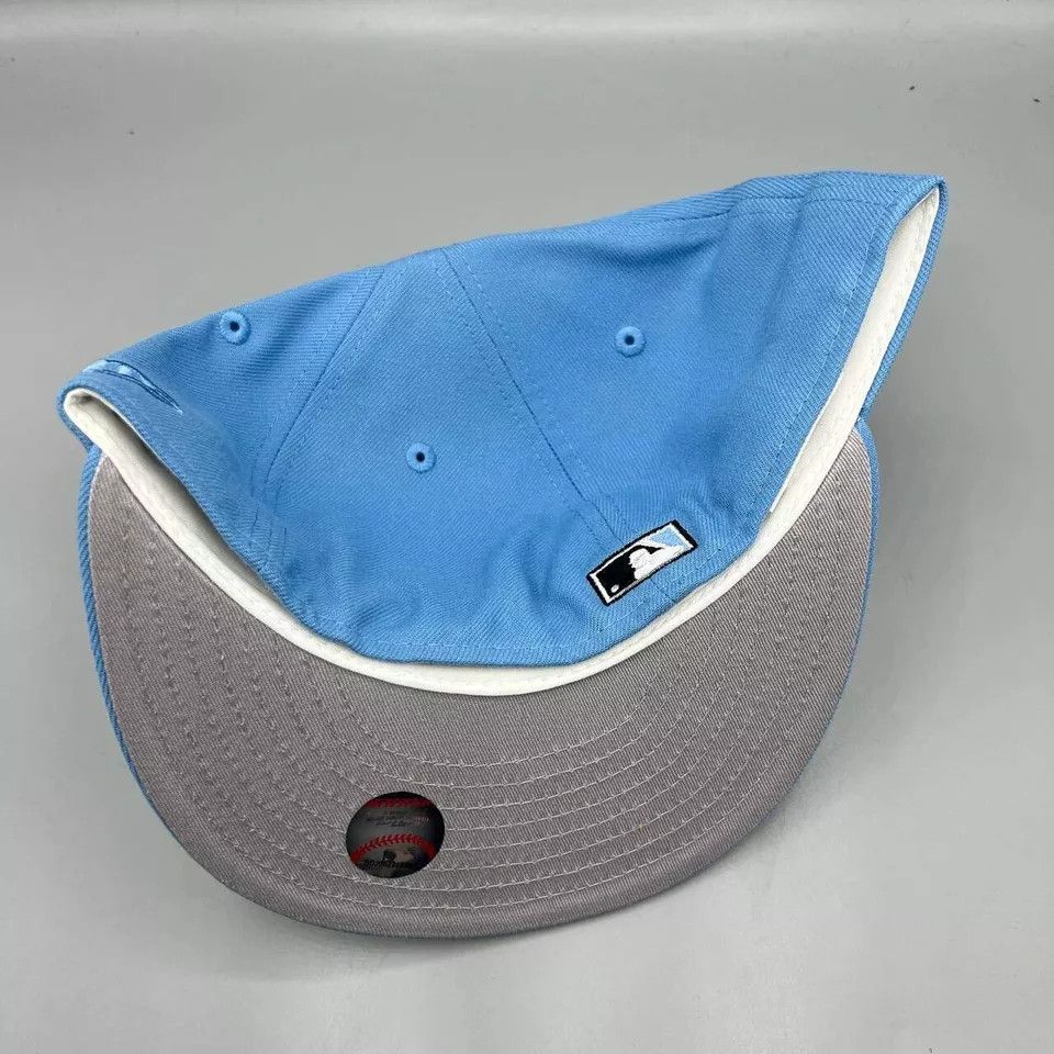 New Era Jackie Robinson 42 Hat Men 7 5/8 Blue 75th Years Fitted Cap Size ONE SIZE - 5 Thumbnail