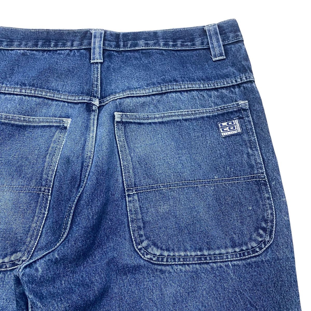 Vintage Vintage Y2K LOCO STREETGEAR Denim Baggy Pants Size US 35 - 12 Thumbnail