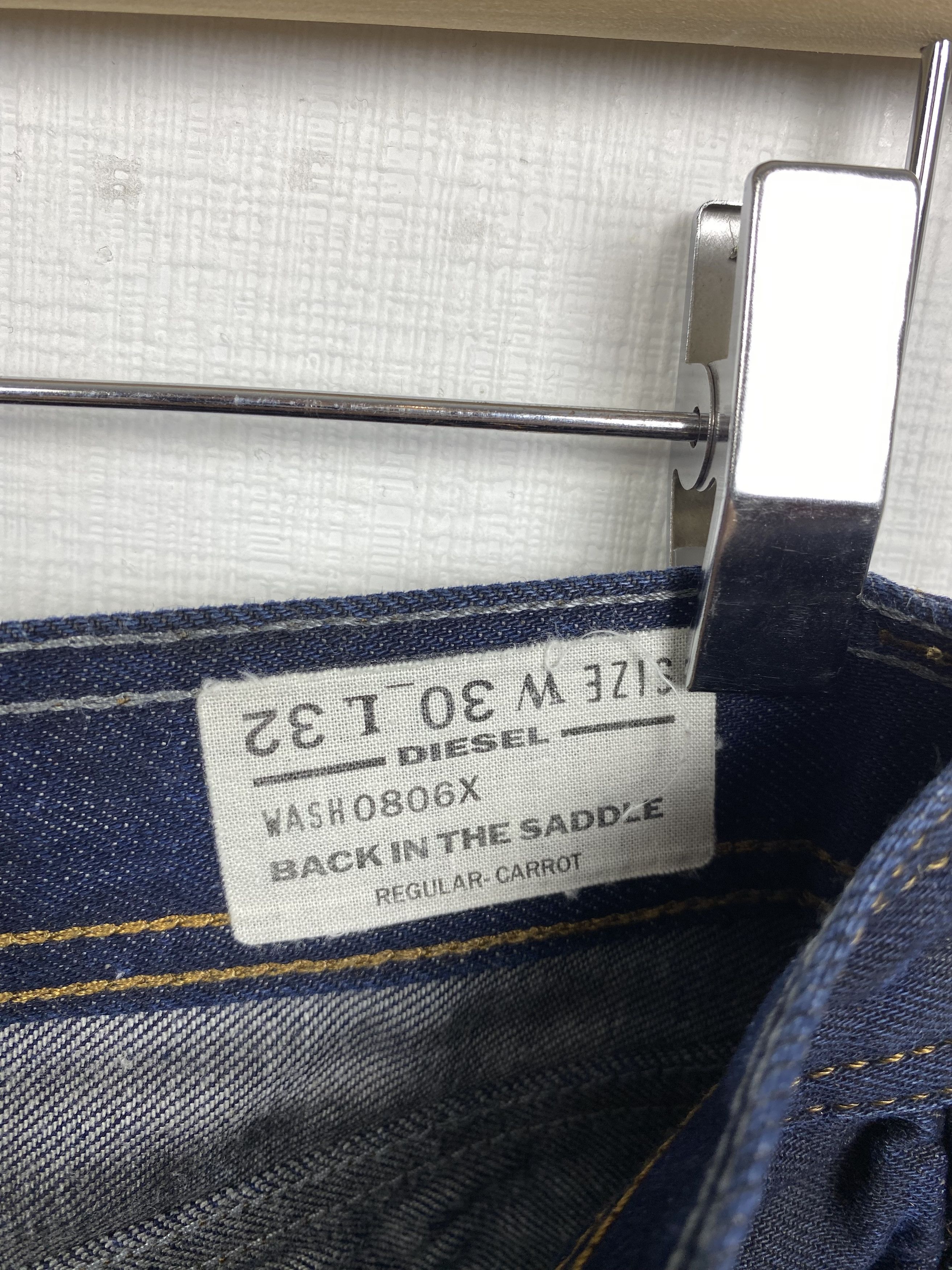 Diesel Diesel Waxed Back in the saddle Carrot Jeans size 30 Size US 30 / EU 46 - 13 Thumbnail