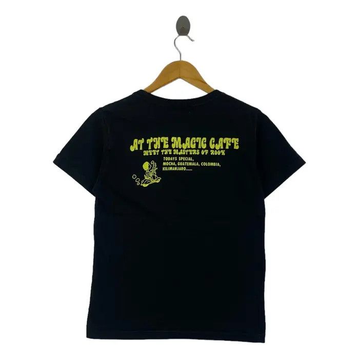 Vintage AT THE MUSIC CAFE Master Of Rock Illustration Tee Shirt Size US XS / EU 42 / 0 - 4 Thumbnail
