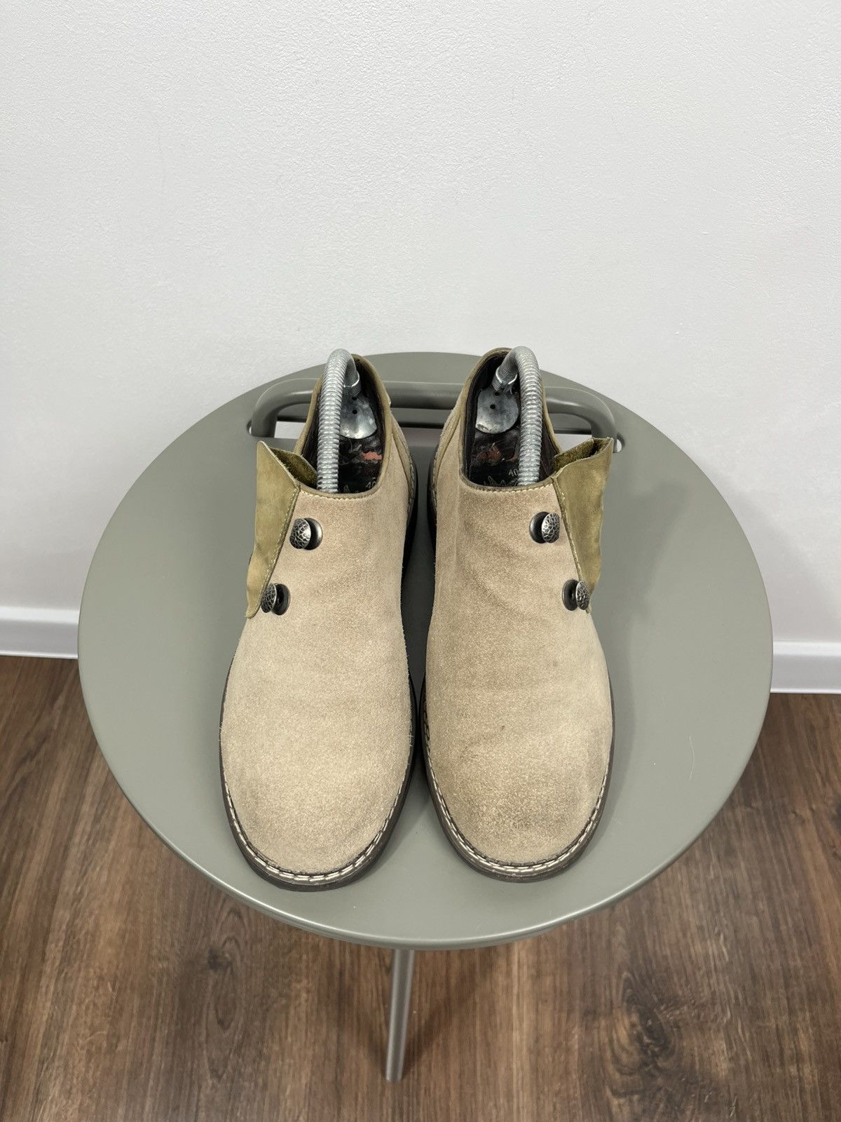 Other Suede Slip On Loafers Metal Buttons EU 40 Size US 7 / EU 40 - 4 Thumbnail