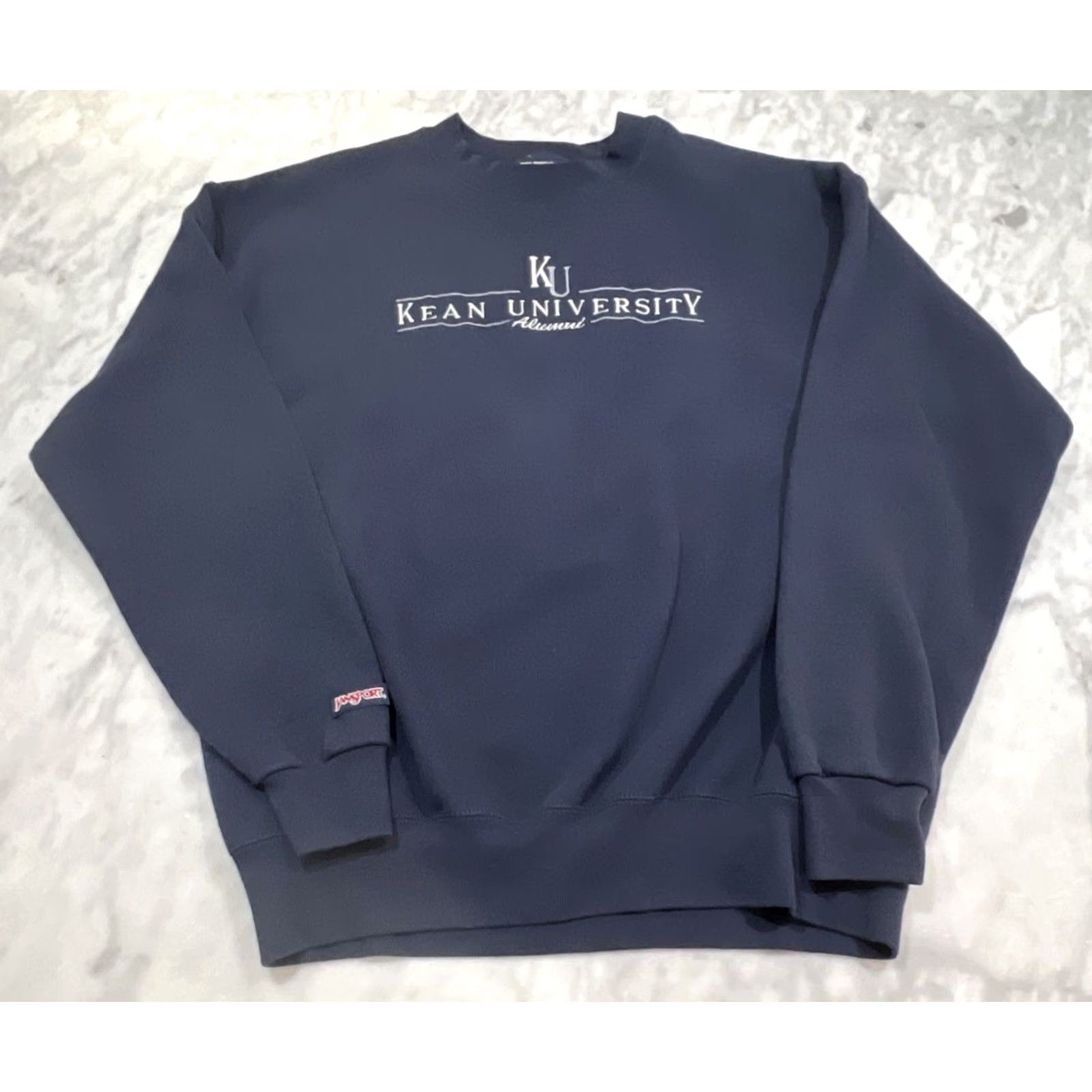Jansport VINTAGE Jansport Kean University Alumni Sweatshirt Blue Crew Neck Long Sleeve L Embroidered Mens Pullover History & University Theme Size US L / EU 52-54 / 3 - 3 Thumbnail