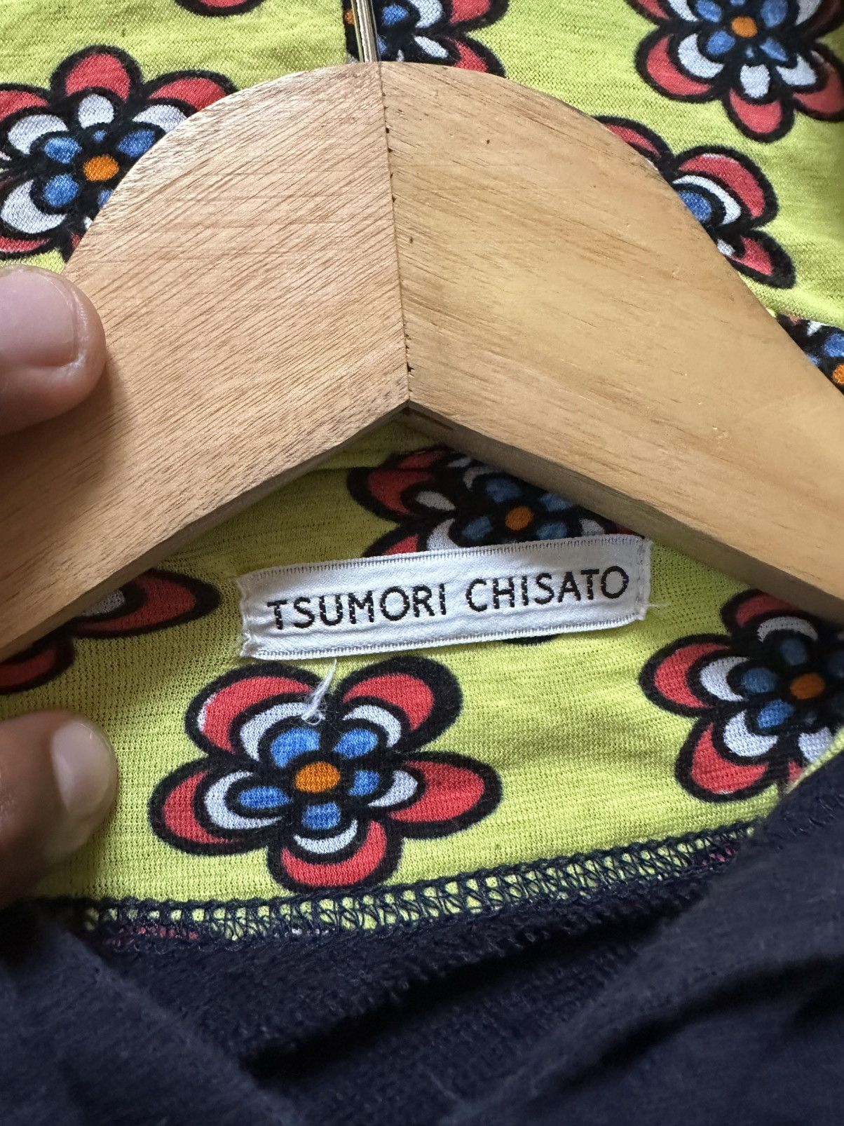 Tsumori Chisato TSUMORI CHISATO Floral Lined Zip Hoodie Size M / US 6-8 / IT 42-44 - 2 Thumbnail