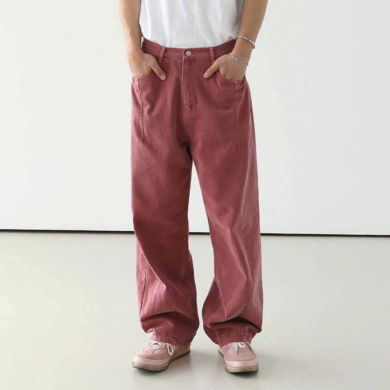 Japanese Brand × Jean Retro wide leg straight leg casual jeans Size US 32 / EU 48 - 1 Thumbnail