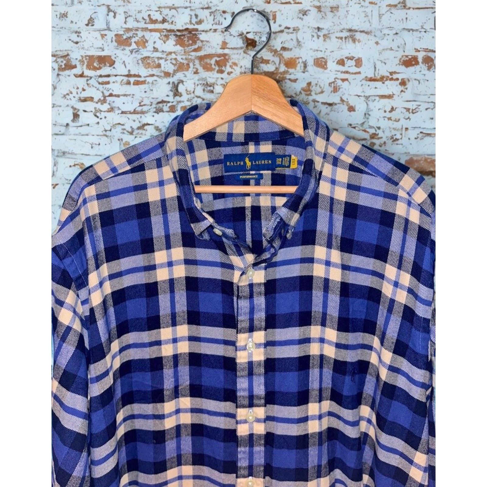 Polo Ralph Lauren Polo Ralph Lauren Plaid Button Down Shirt 2XB Flannel EUC Size US XXL / EU 58 / 5 - 2 Thumbnail