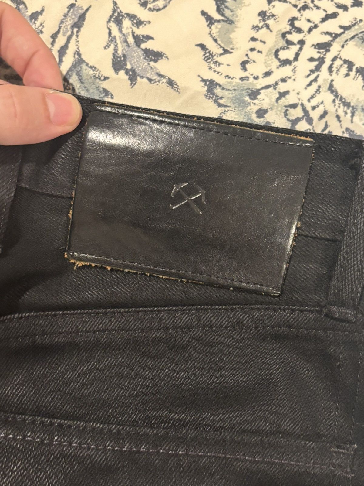 3sixteen 3sixteen Selvedge Raw Black Denim Slight Taper Fit 32 x 31 Size US 32 / EU 48 - 5 Thumbnail