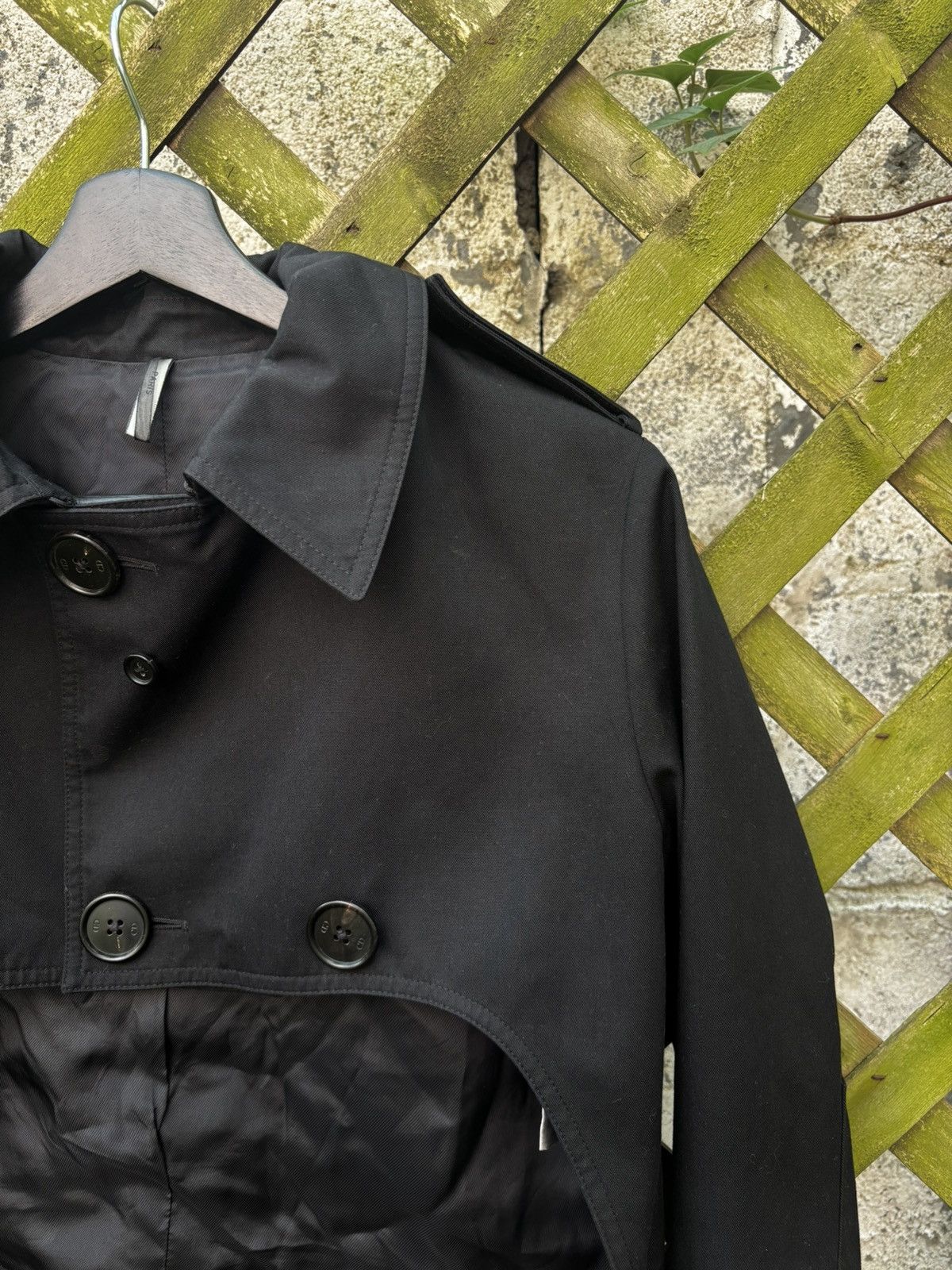 Dior × Hedi Slimane Dior Homme SS07 Runway Cropped Trench Coat Size US S / EU 44-46 / 1 - 7 Thumbnail