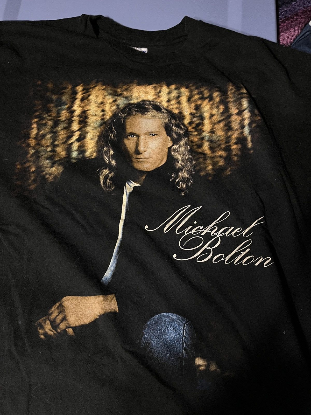 Vintage Vintage Michael Bolton Tour Shirt Size US XL / EU 56 / 4 - 2 Thumbnail