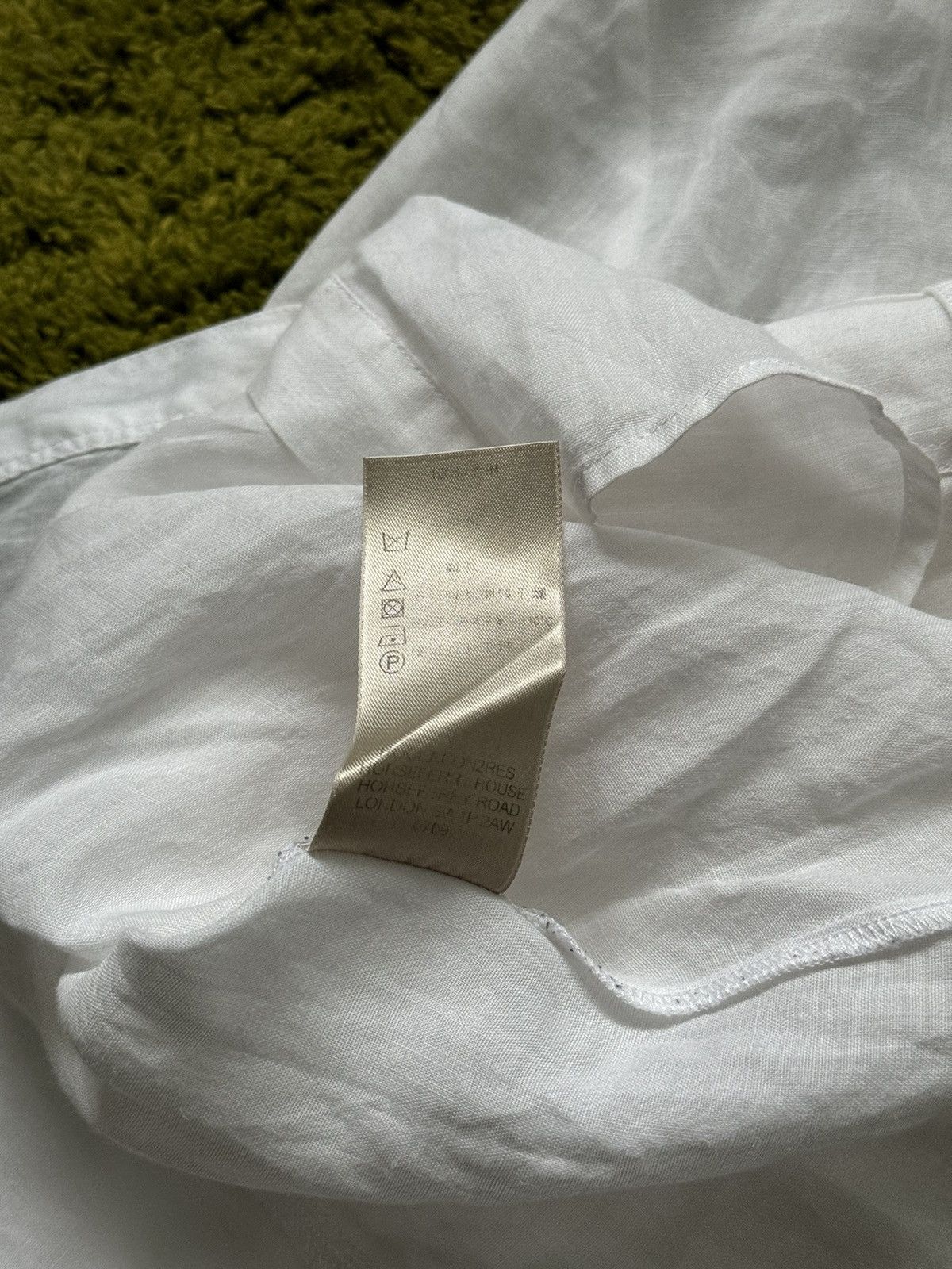 Burberry × Designer Burberry Brit 100% ramie shirt blouse Size S / US 4 / IT 40 - 8 Thumbnail