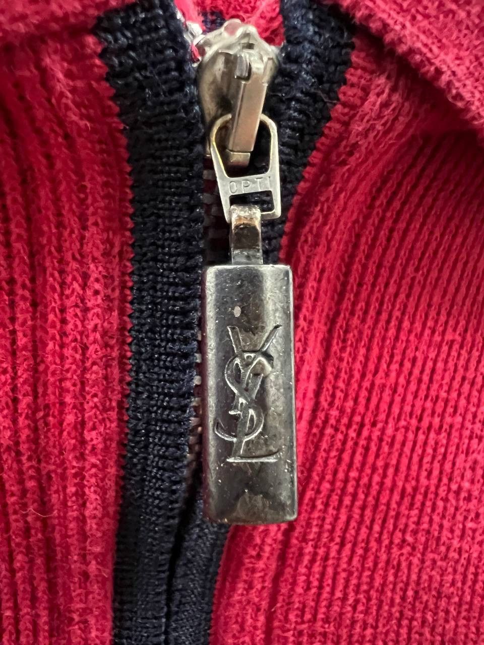 Vintage × Yves Saint Laurent Vintage 90s Yves Saint Laurent 1/4 Zip Knitted Sweater Polos Size US XXL / EU 58 / 5 - 3 Thumbnail