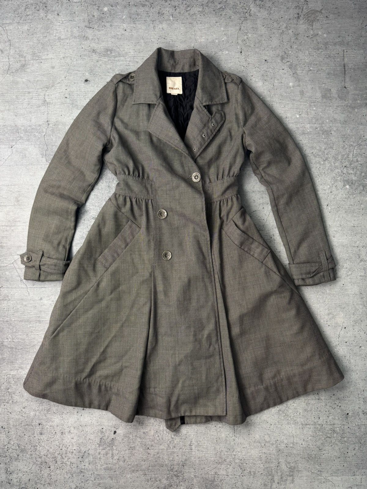 Diesel Diesel Coat Jacket Vintage Y2k Rare Size S / US 4 / IT 40 - 1 Thumbnail