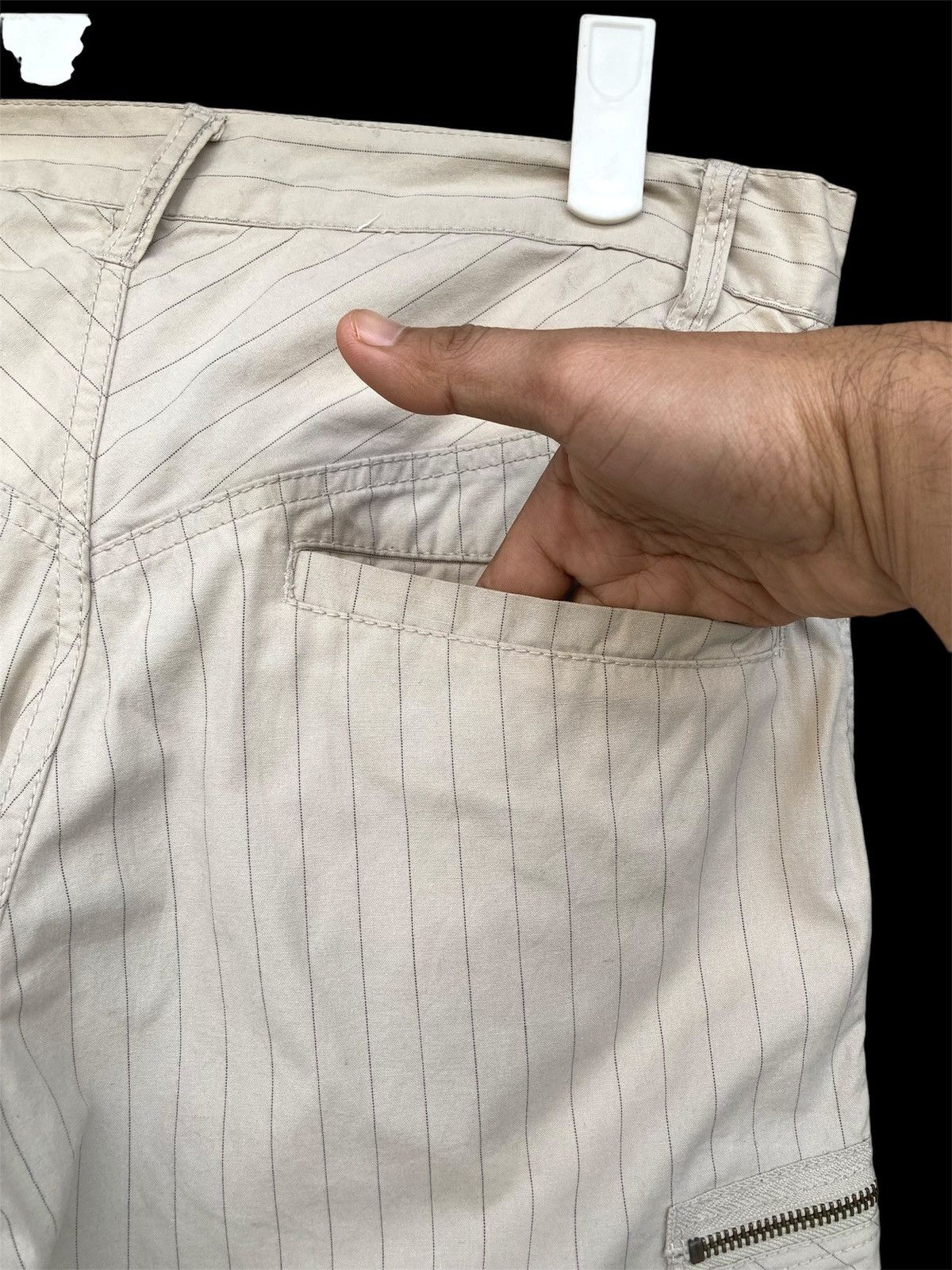 PPFM PPFM Stripe Japanese Cargo Pants Size US 34 / EU 50 - 12 Thumbnail