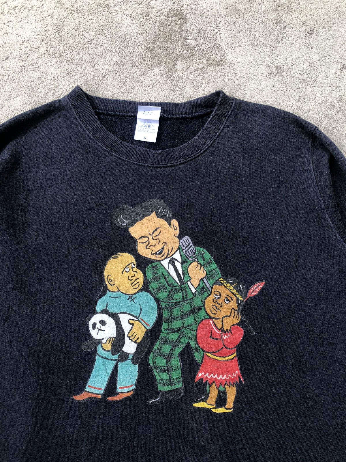 Vintage Vintage 90s Annoying Singer Sweatshirt Size US S / EU 44-46 / 1 - 2 Thumbnail