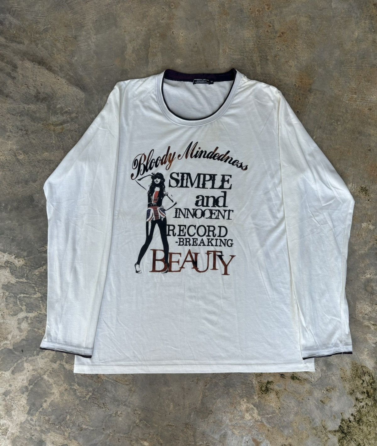 Hysteric Glamour × Japanese Brand Y2k Bloody Mindedness Hysteric Glamour Style Longsleve Size US L / EU 52-54 / 3 - 1 Thumbnail