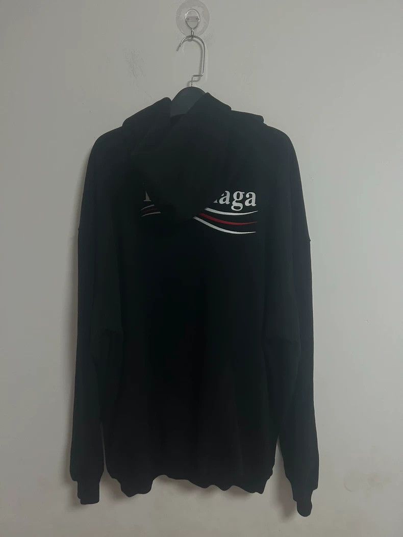 Balenciaga Balenciaga Black monogrammed surf cola embroidered hooded Size US XS / EU 42 / 0 - 2 Thumbnail