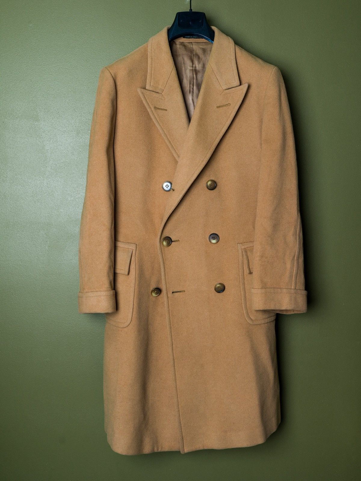 Other Richman Brothers Camel Polo Coat 42R Large Size US L / EU 52-54 / 3 - 1 Thumbnail