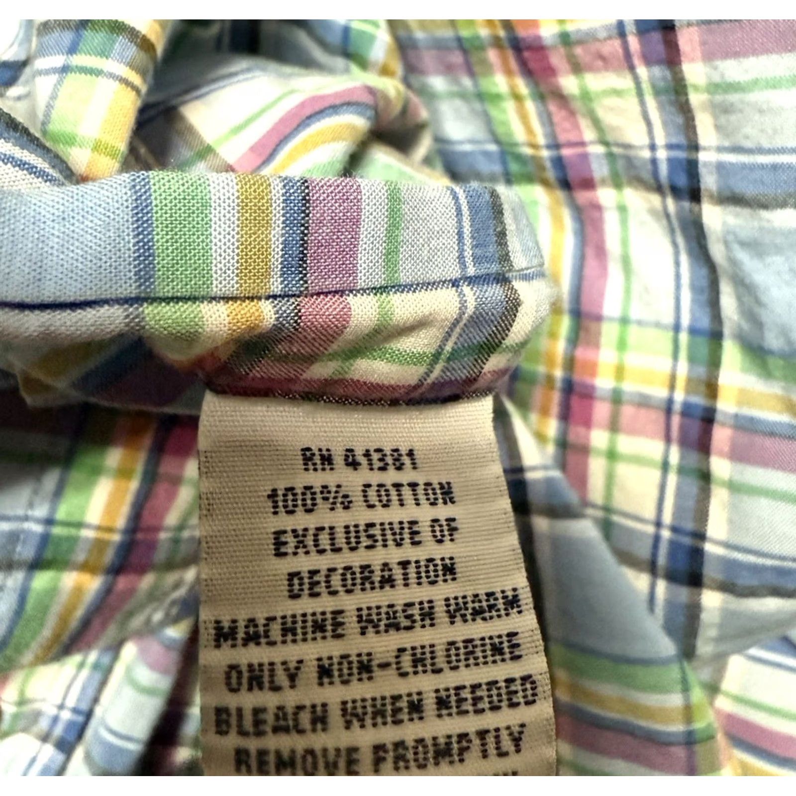 Polo Ralph Lauren Polo Ralph Lauren Shirt Mens Medium Blue PinkPink Yellow Easter Plaid Church Button-Up Size US M / EU 48-50 / 2 - 5 Thumbnail